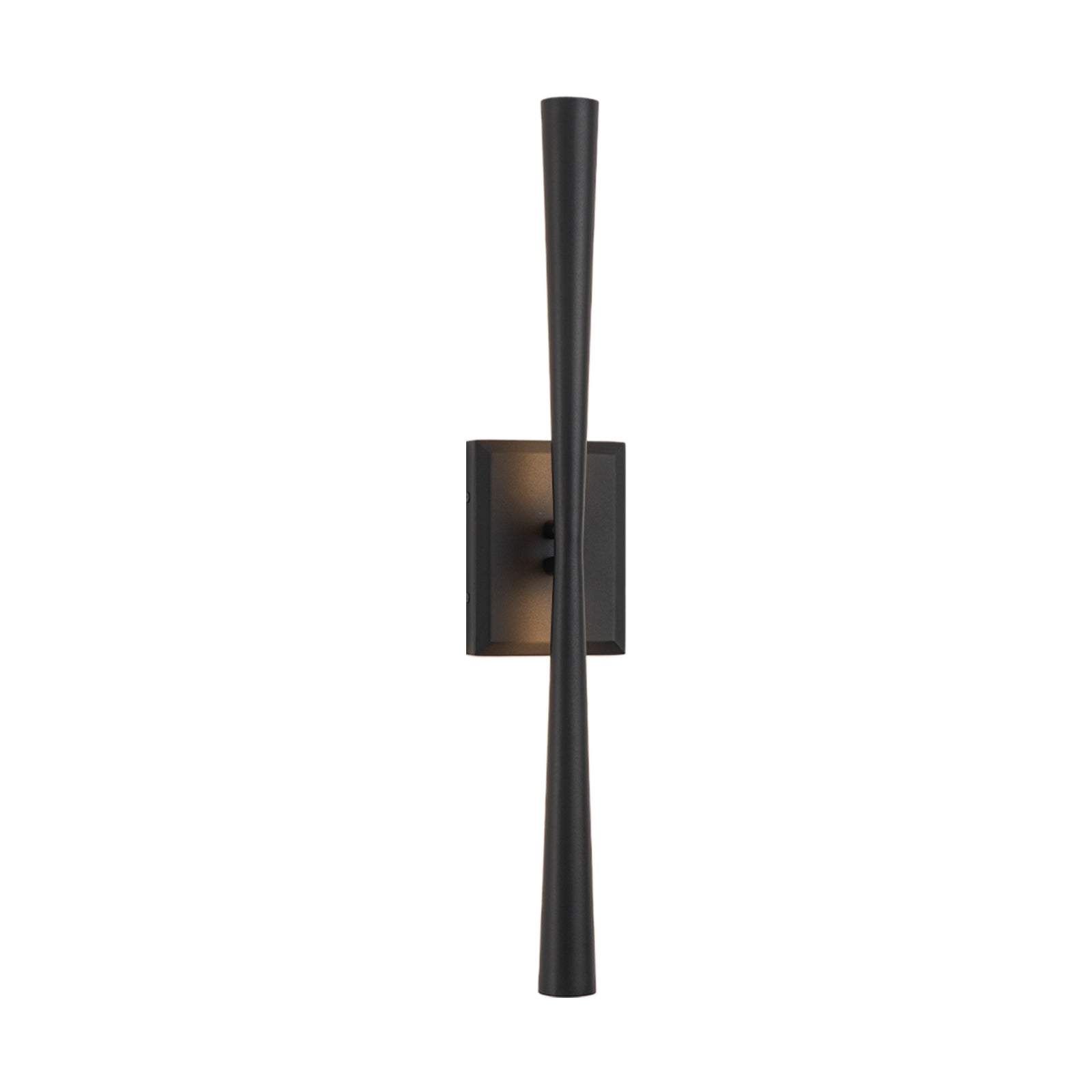 Glowlings 1-Light Minimalist 24"High Tapered Hourglass Dimmable LED Wall Sconce