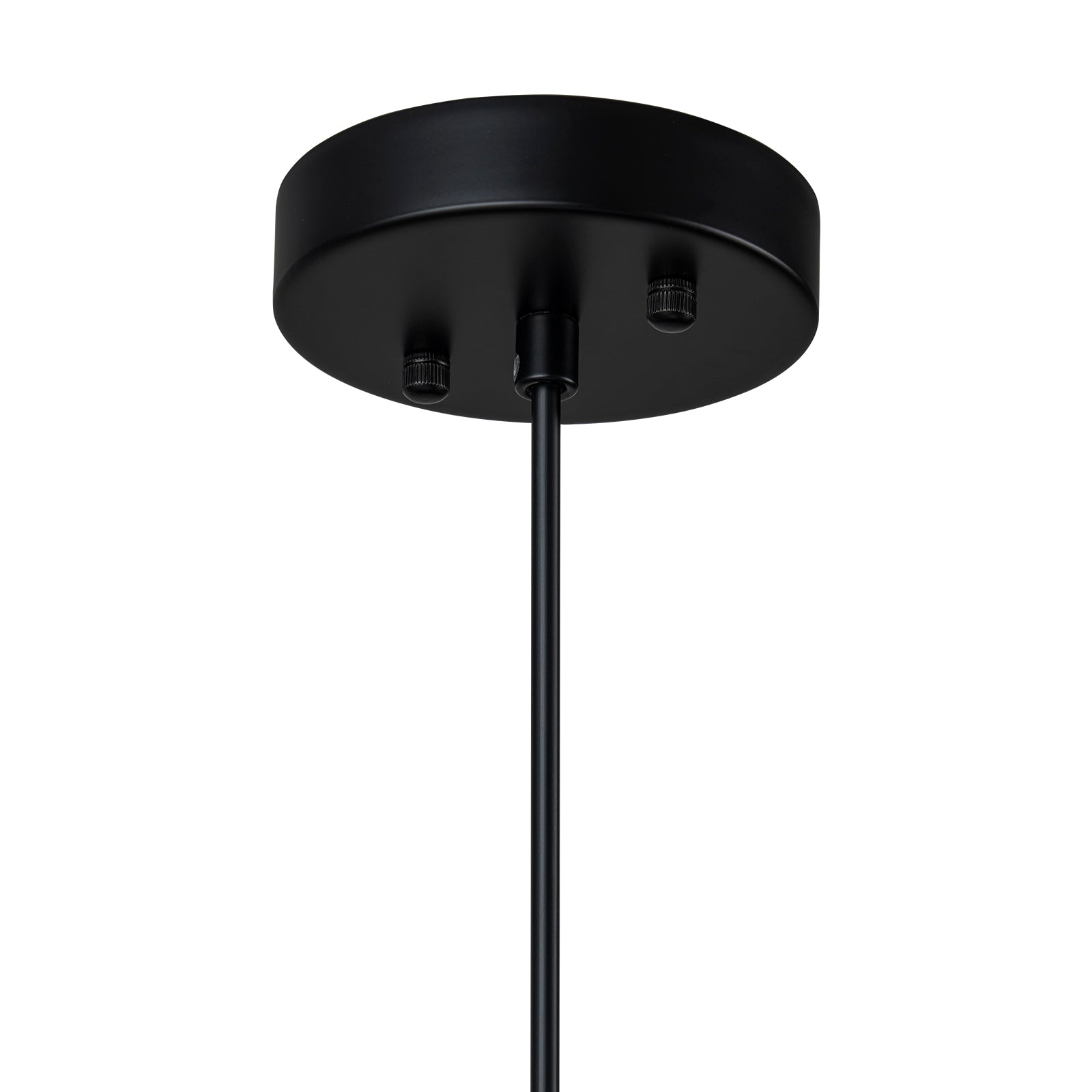 Glowlings 1-Light Modern 15"Wide Black and Gold Dome Pendant Light Island Light
