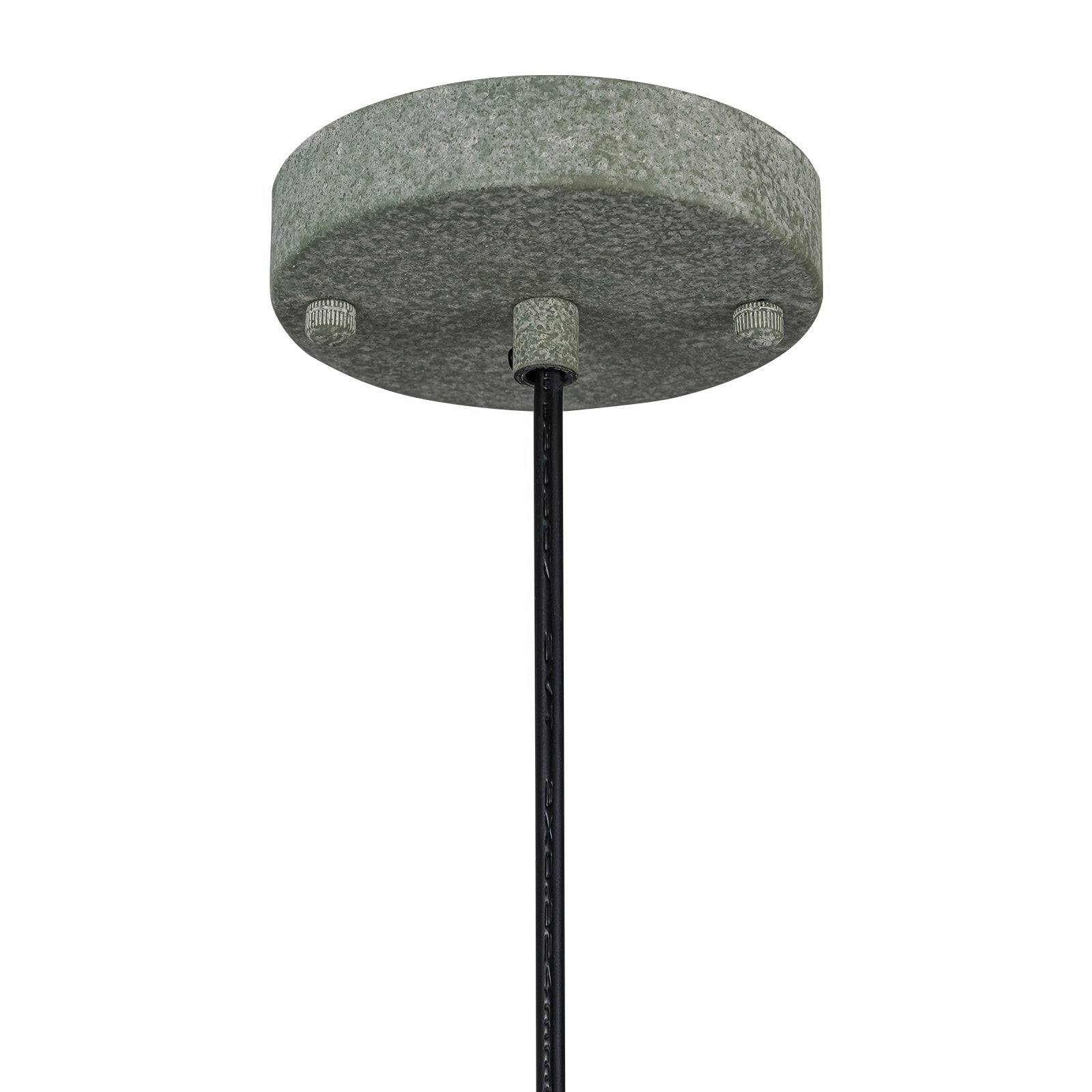 Glowlings 1-Light Modern Textured Green Dome Pendant Light Island Light