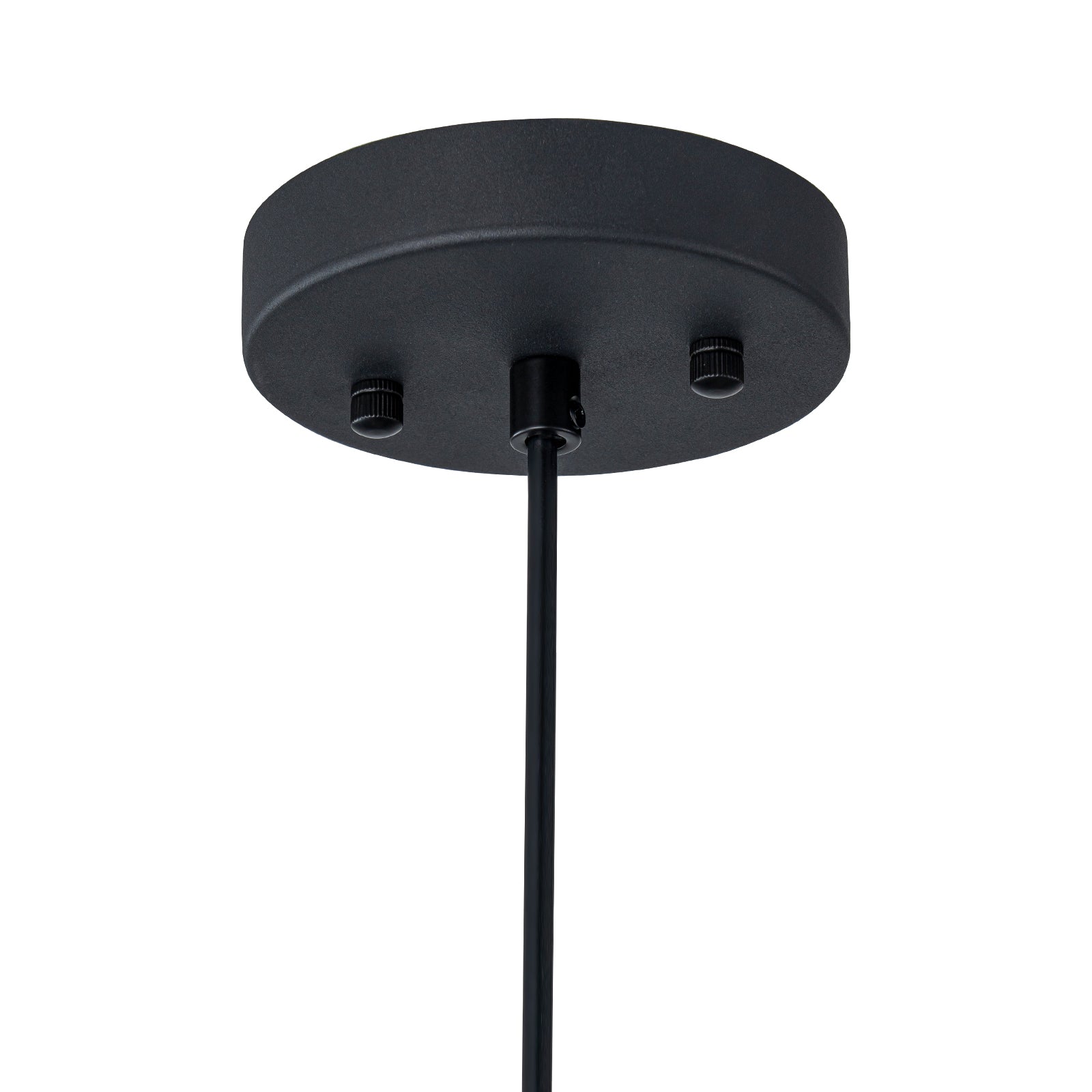 Glowlings 1-Light Modern 12"Wide Black Texture Dome Pendant Light Island Light
