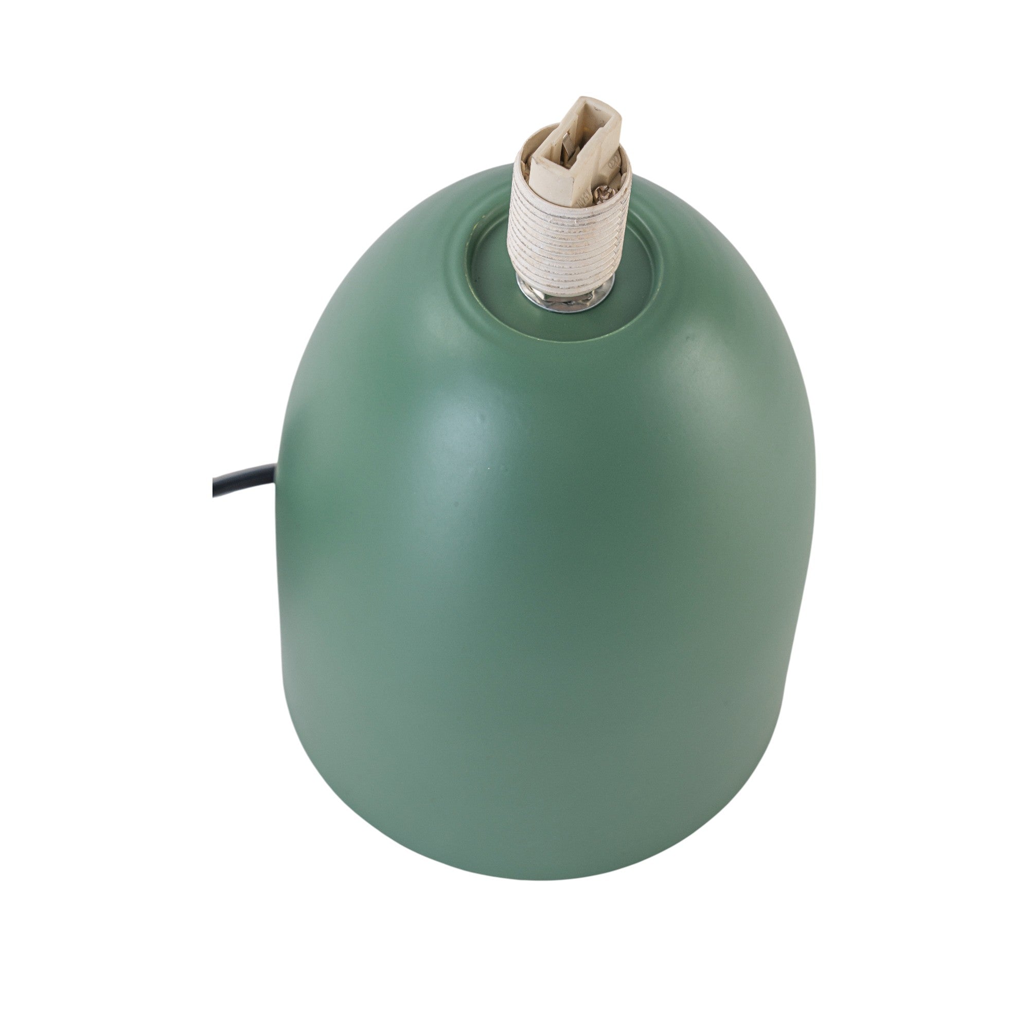 Glowlings 1-Light Modern Green Opal Glass Small Side Table Lamp