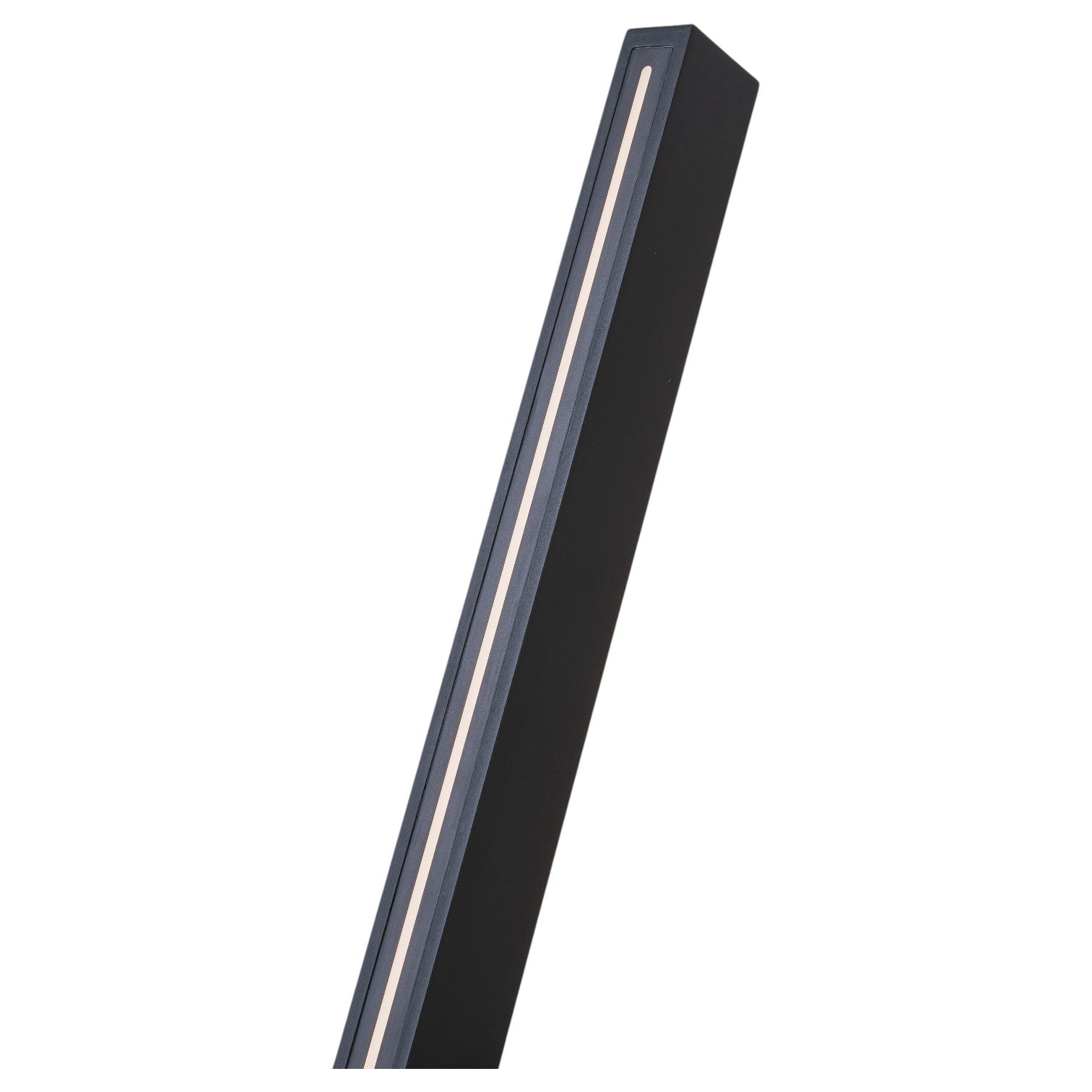 Glowlings 1-Light Modern 24"High Linear Black LED Outdoor Wall Sconce, IP54 Waterproof Exterior Lights for House