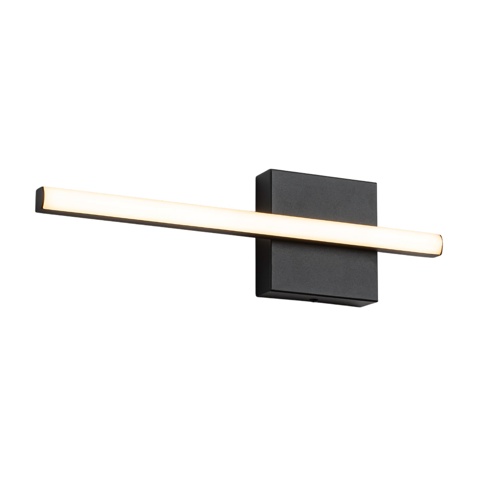 Glowlings Modern 1-Light Linear Dimmable 3000K Matte Black LED Wall Sconce