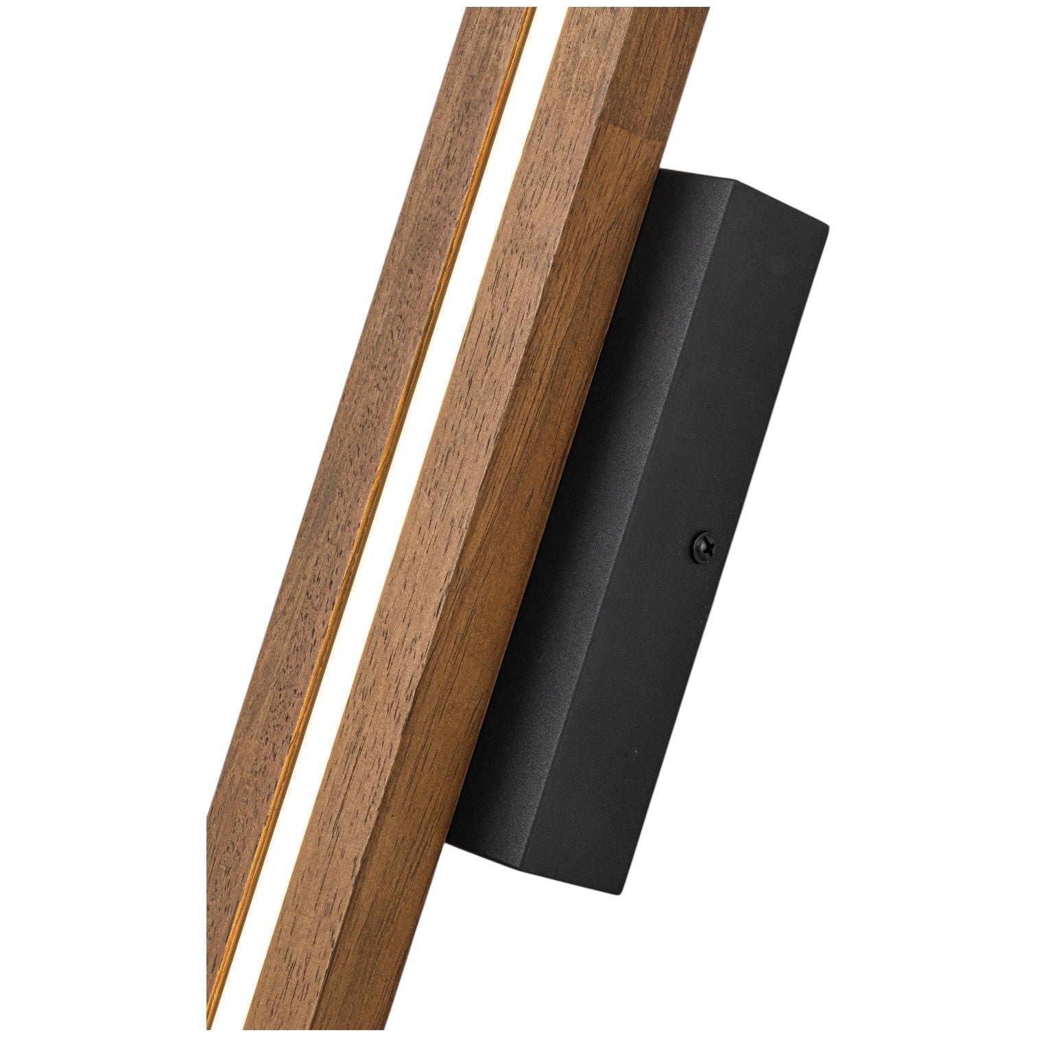 Glowlings 1/2-Light Modern Linear Wooden Indoor LED Wall Sconce