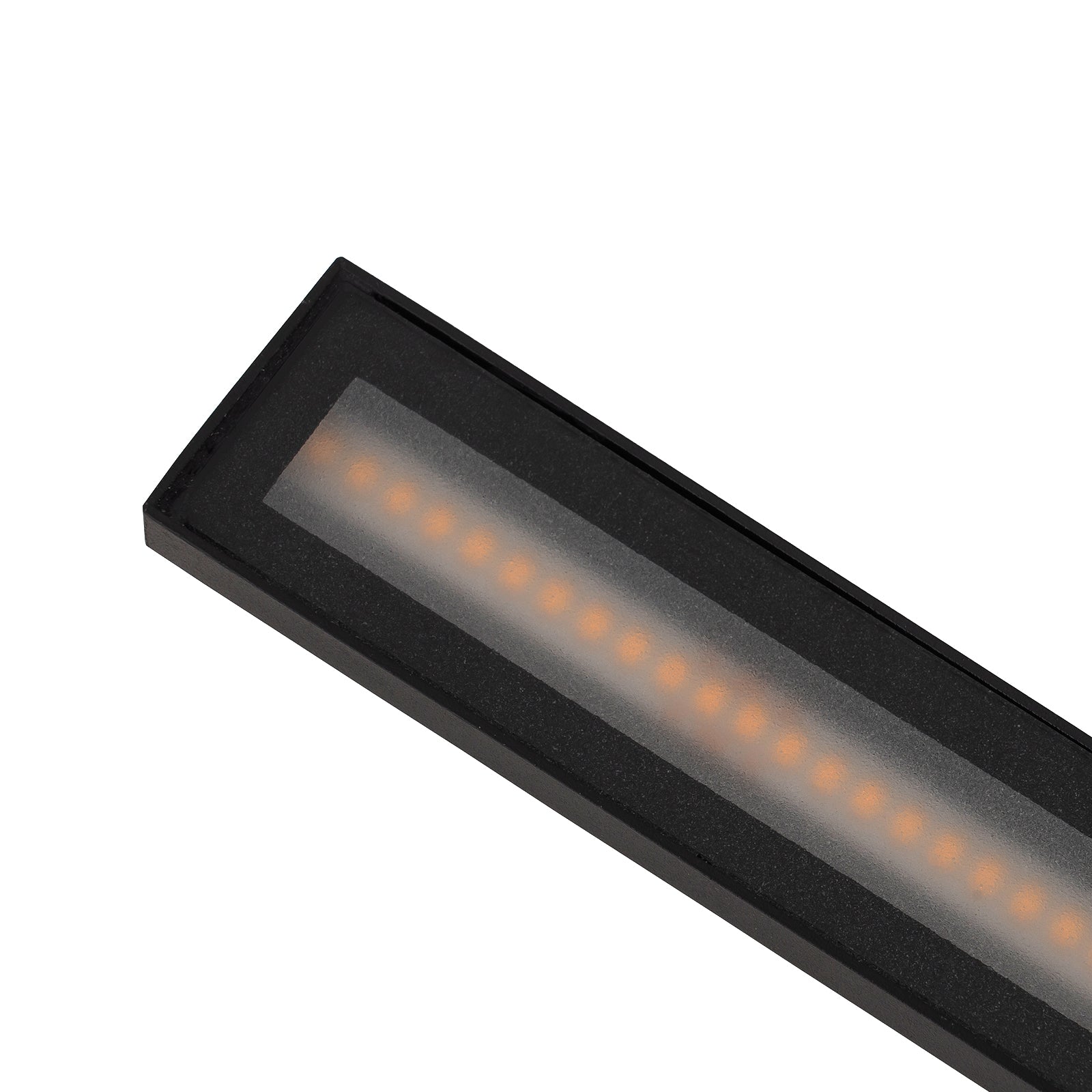 Glowlings 1-Light Modern 32"High IP54 Matte Black LED Indoor/Outdoor Wall Sconce Picture Light