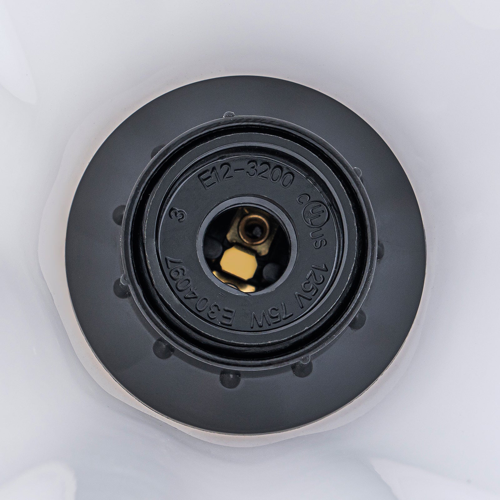 Glowlings 1-Light Modern Opal Glass Cone Flower Flush Mount Ceiling Light