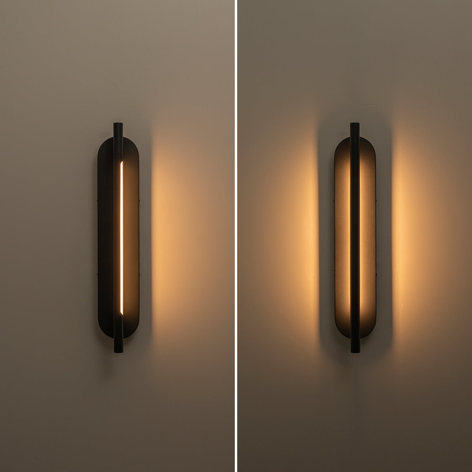 Glowlings 1-Light Modern 350° Rotatable 3000K Matte Black LED Wall Sconce