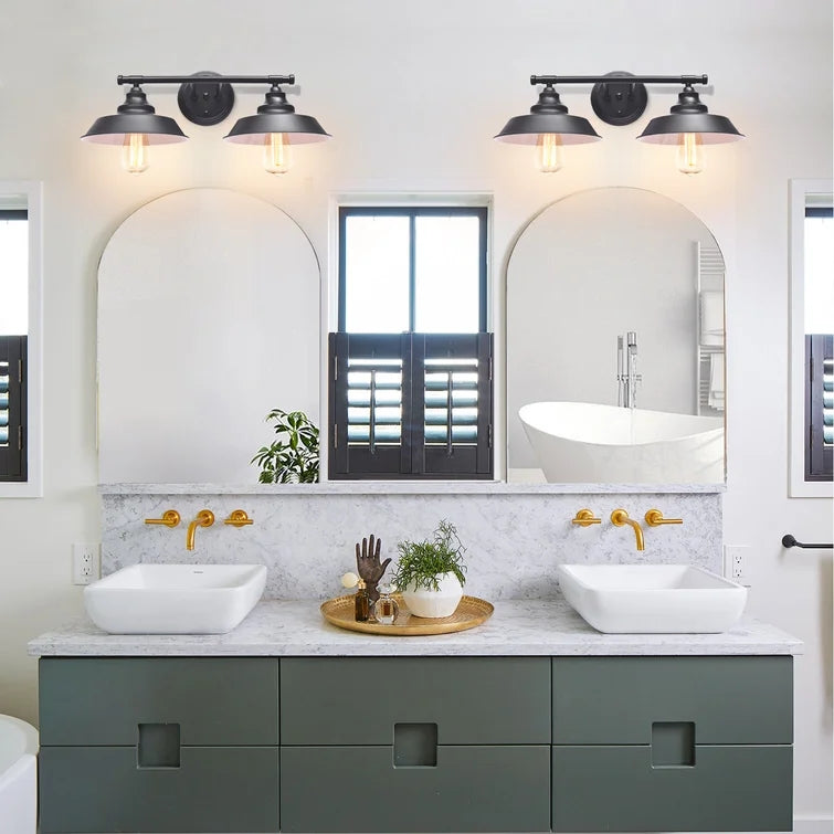 2 light farmhouse vanity light deals