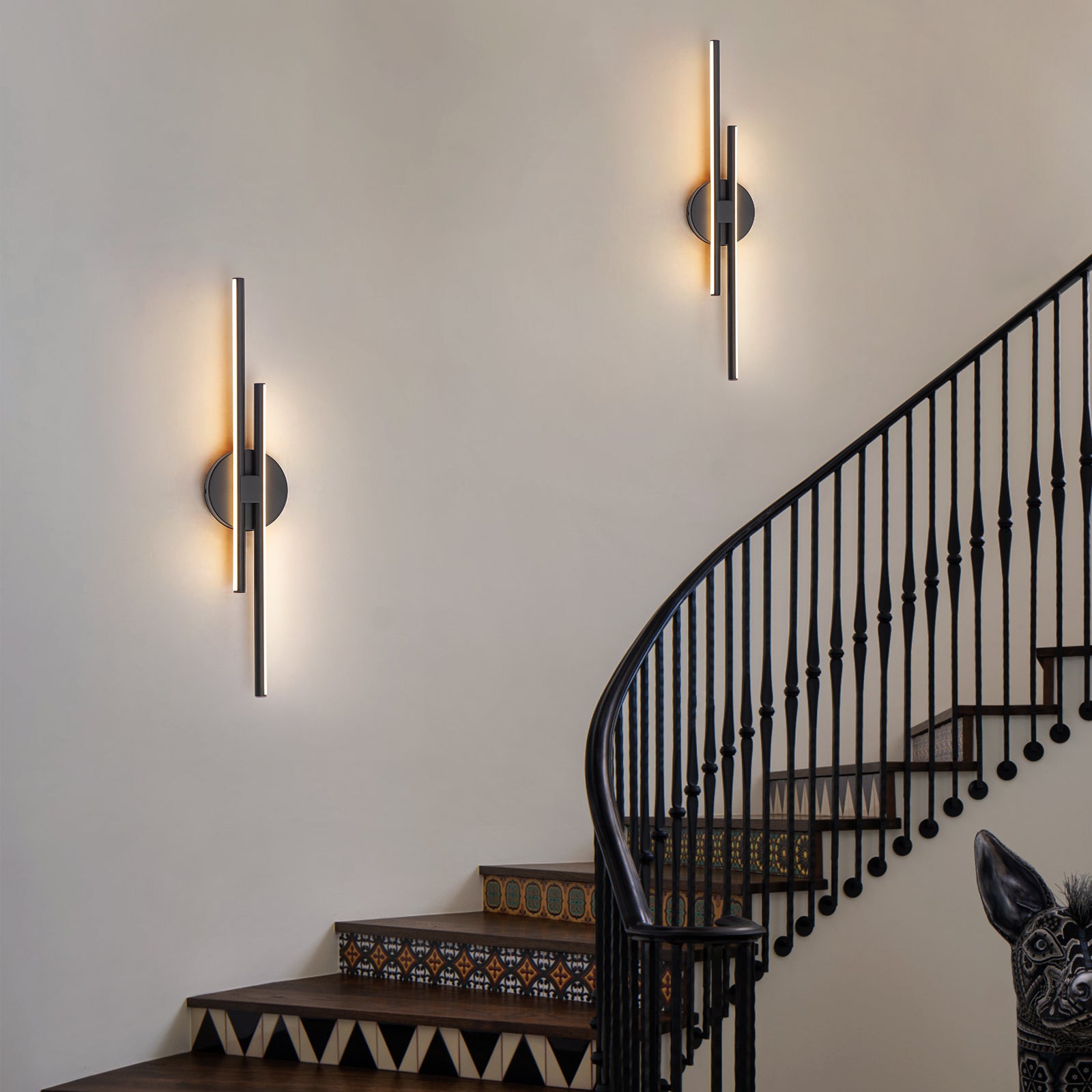 Glowlings Modern 2-Light 24"Wide Led Wall Sconce Bath Vanity Light Picture Light