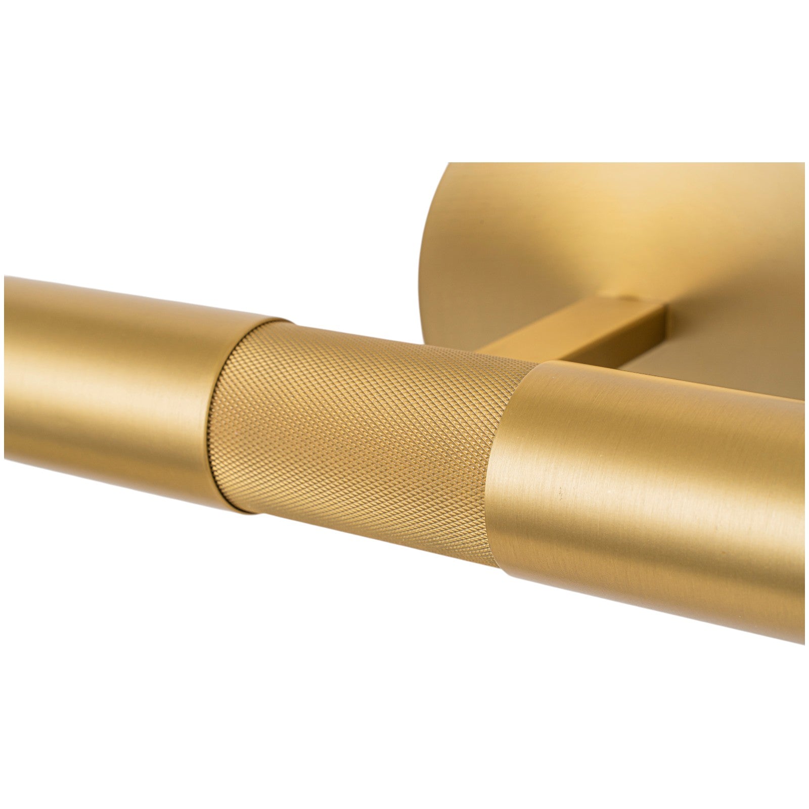 Glowlings 2-Light Modern 360° Rotated Brushed Brass Linear Wall Sconce Picture Light