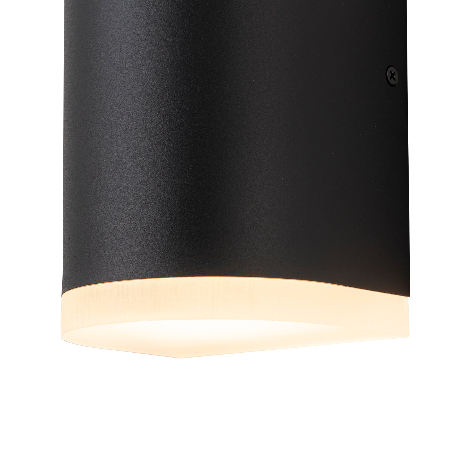 Glowlings 2-Light Modern 7"High IP54 Black LED Outdoor Wall Sconce
