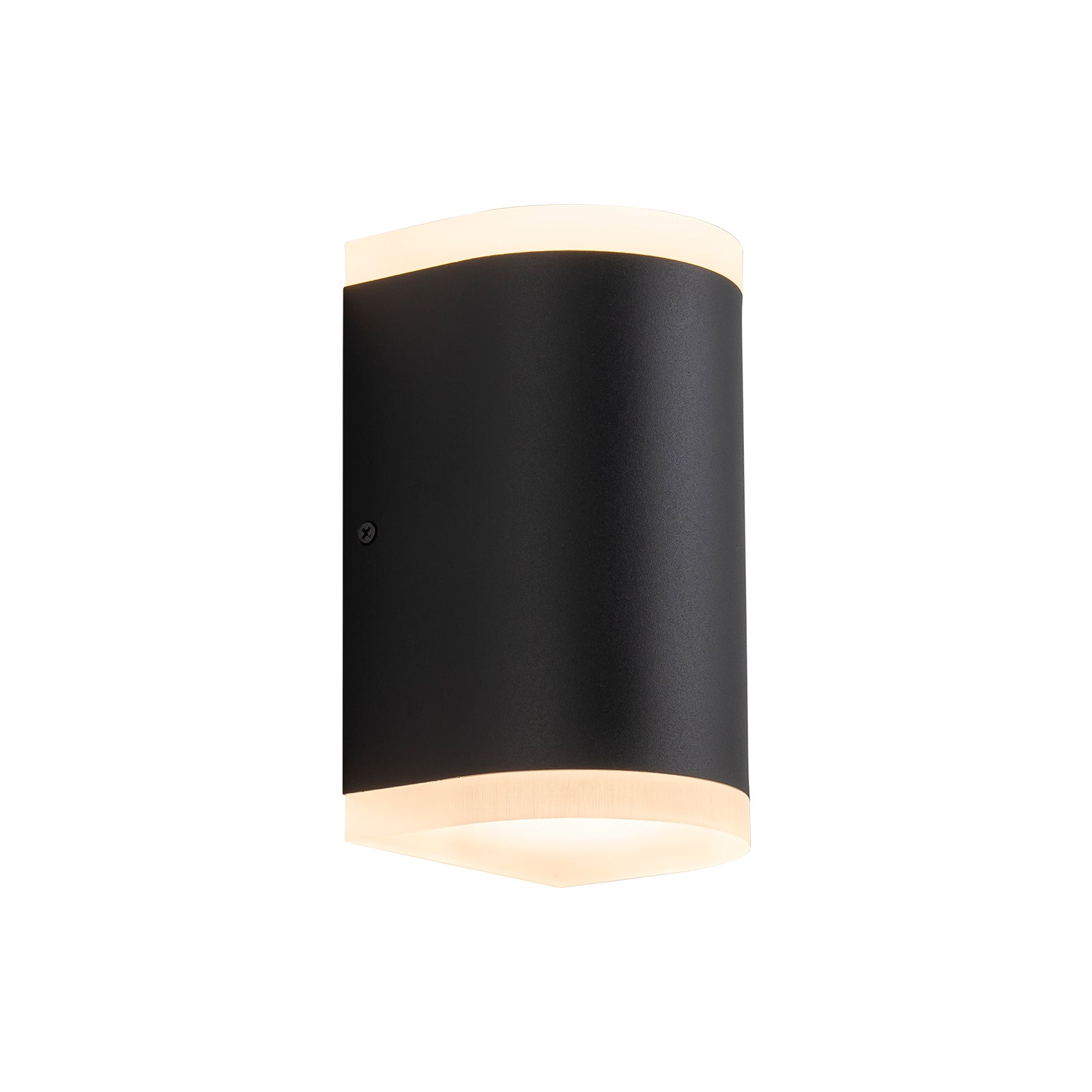 Glowlings 2-Light Modern 7"High IP54 Black LED Outdoor Wall Sconce