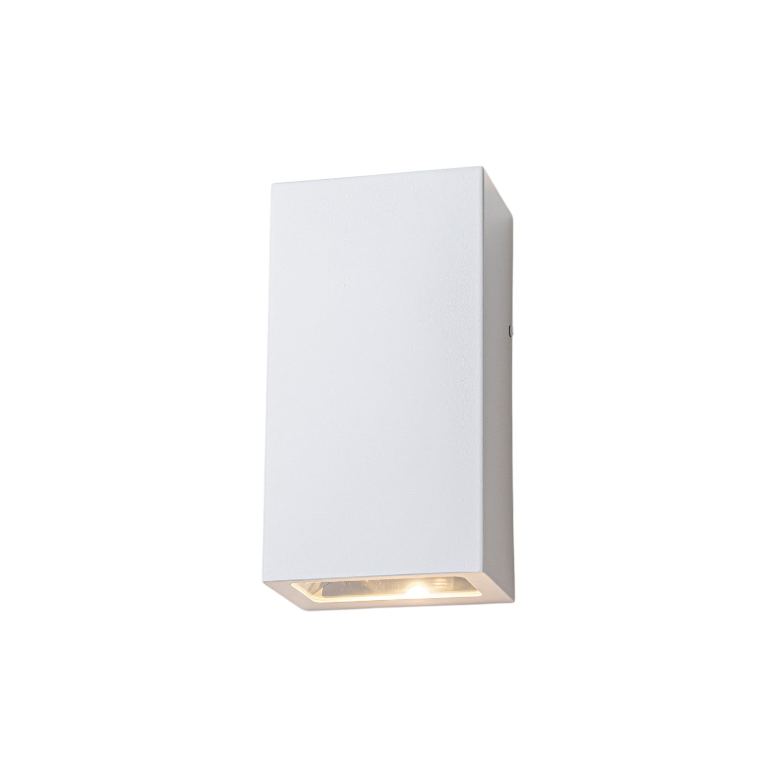Glowlings 2-Light Modern 11"High Integrated Matte Black Outdoor LED Wall Sconce