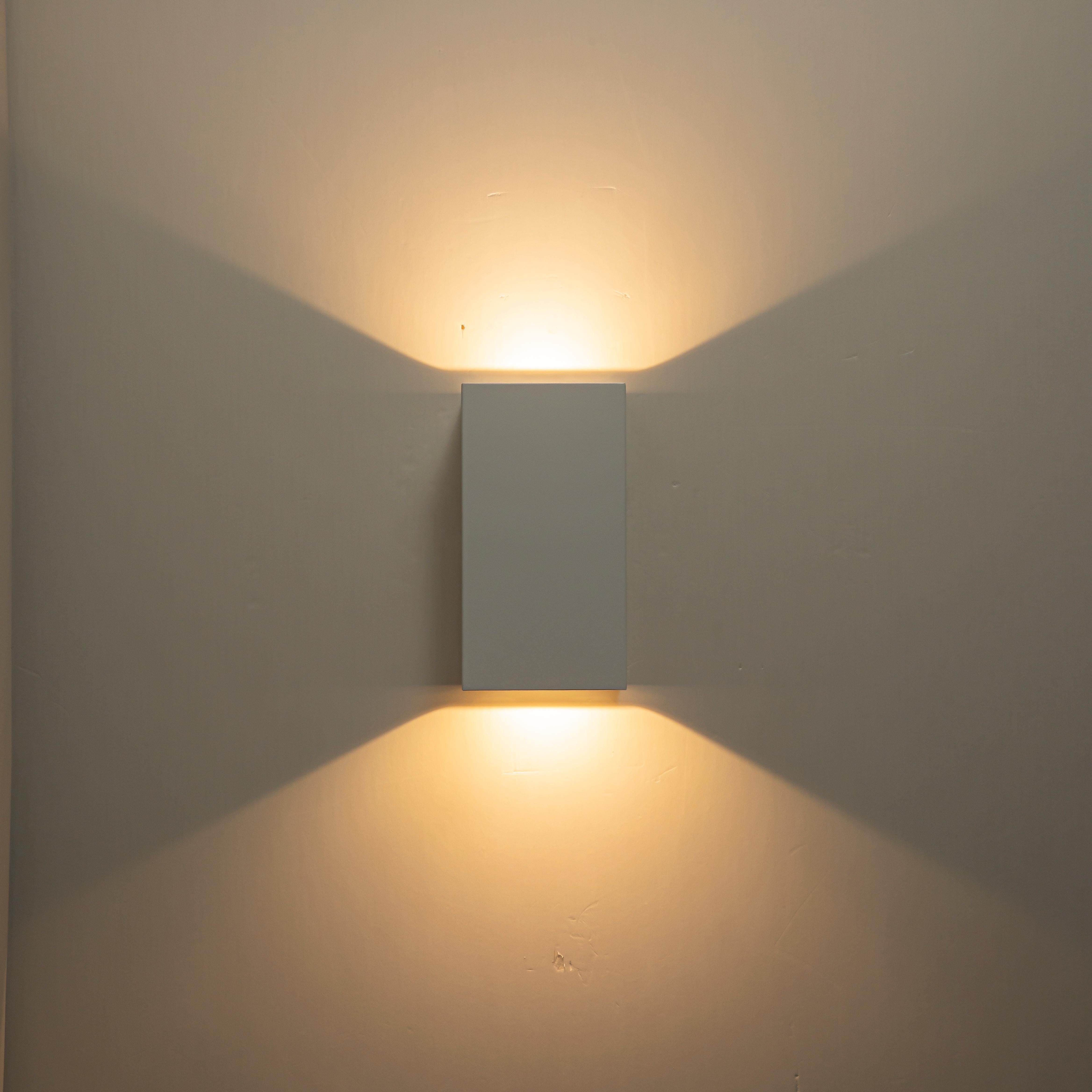 Glowlings 2-Light Modern 11"High Integrated Matte Black Outdoor LED Wall Sconce