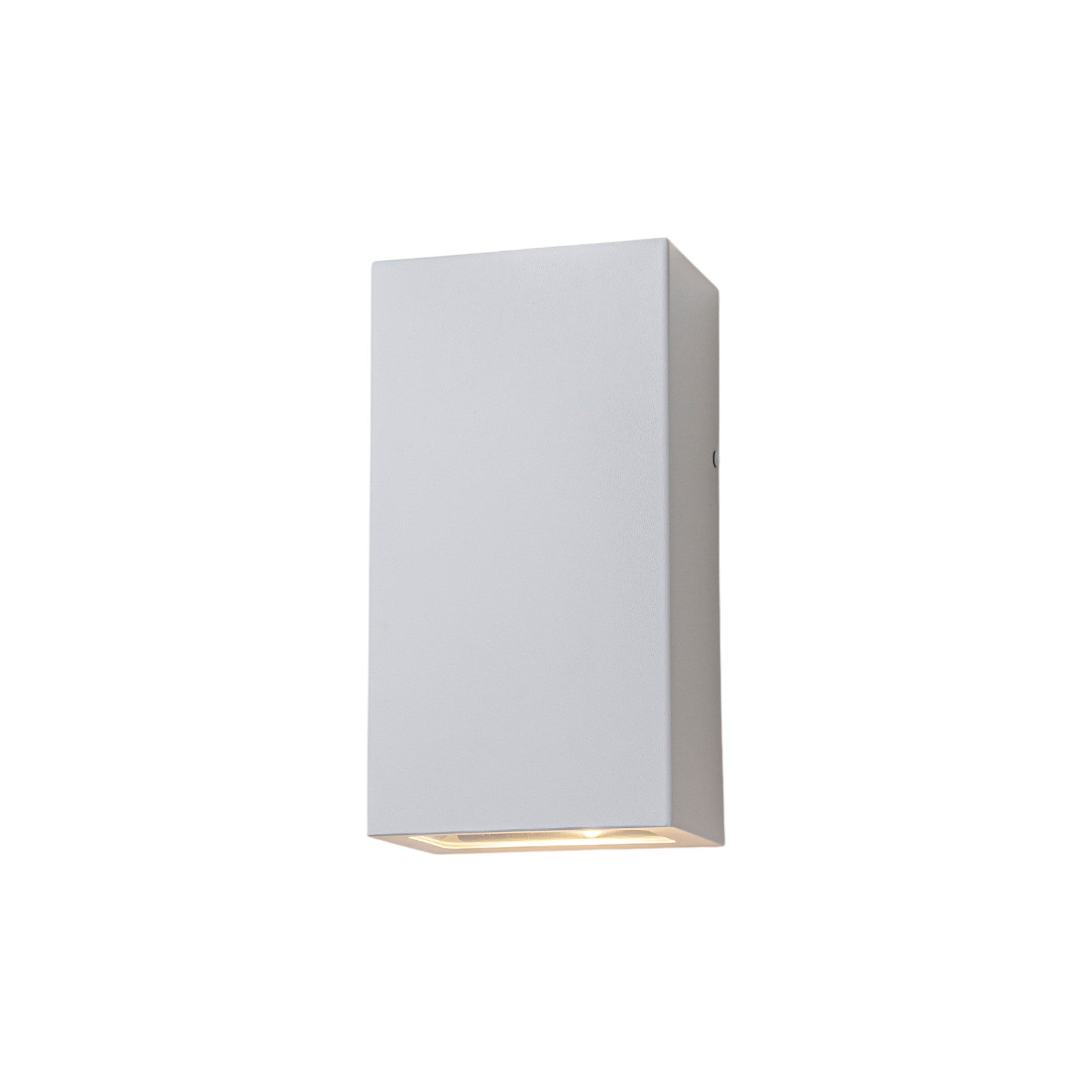 Glowlings 2-Light Modern 11"High Integrated Matte Black Outdoor LED Wall Sconce
