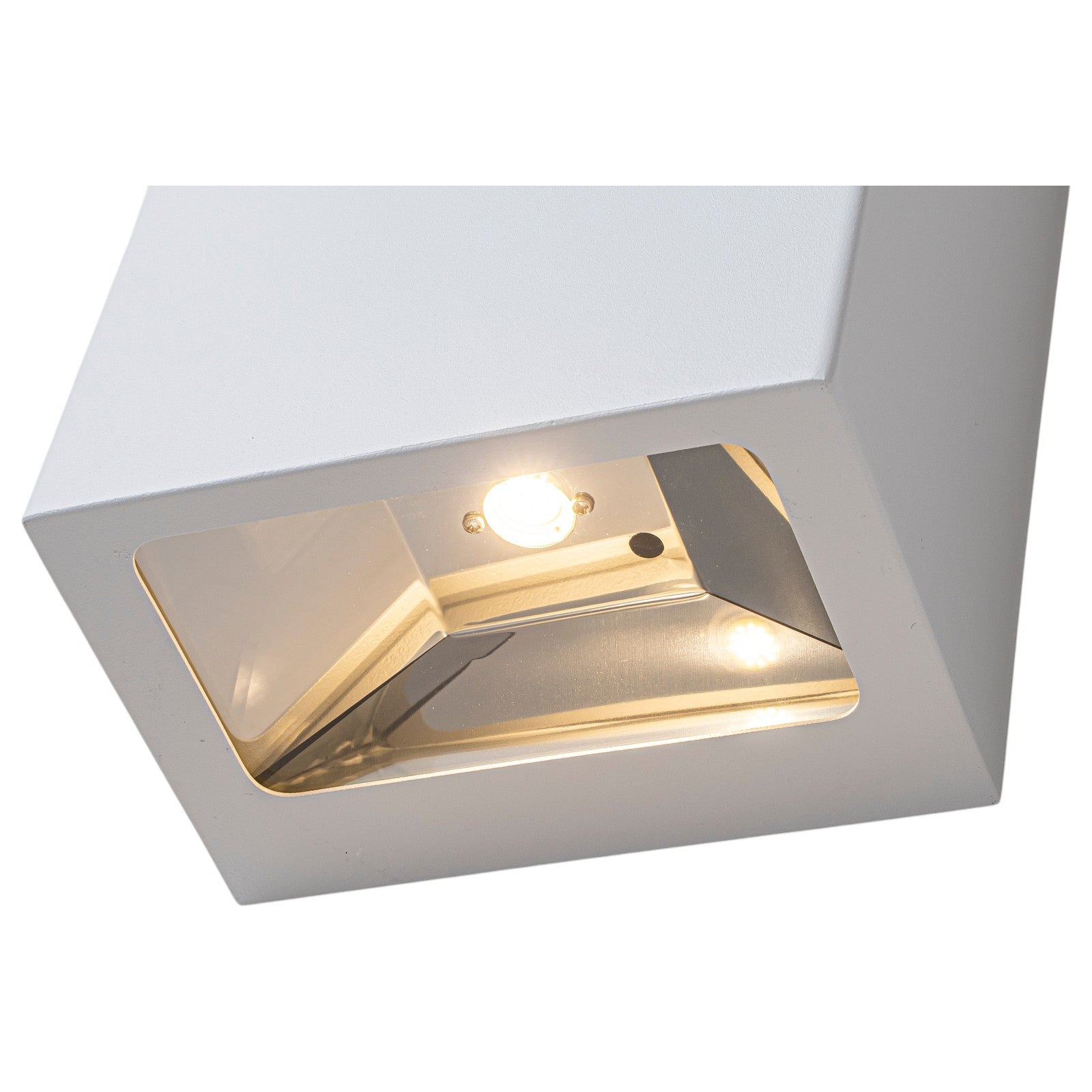 Glowlings 2-Light Modern 11"High Integrated Matte Black Outdoor LED Wall Sconce