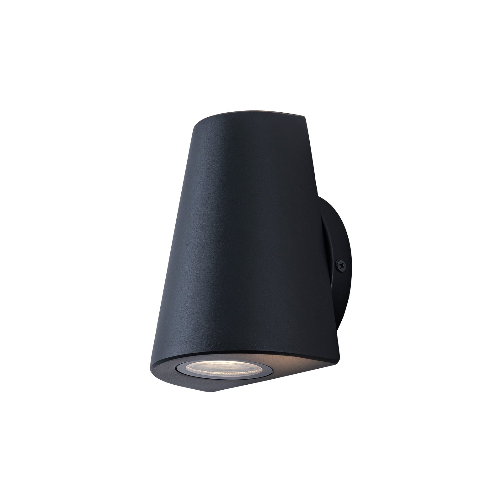 Glowlings 2-Light Modern IP54 Matte Black Up/Down LED Outdoor Wall Sconce