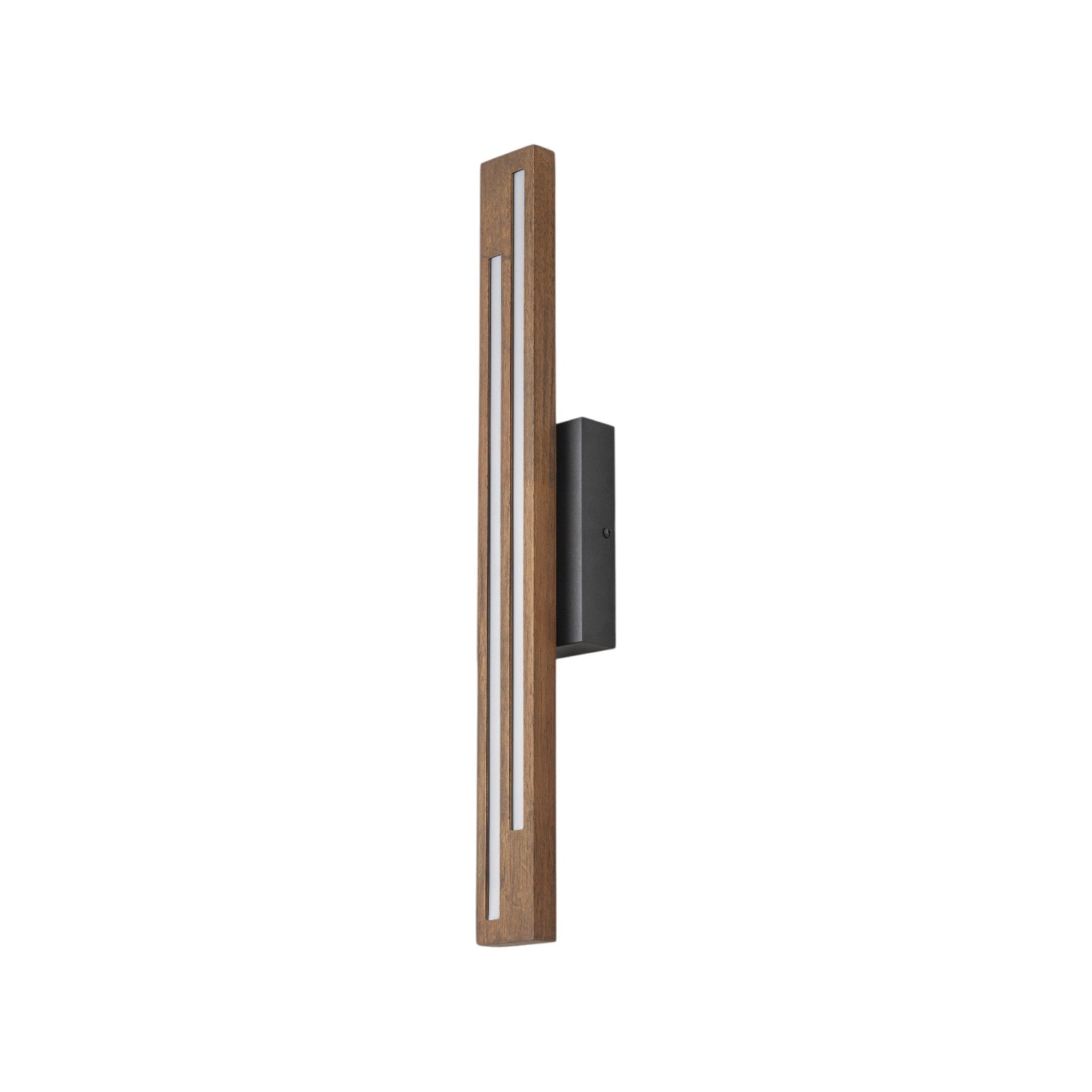 Glowlings 1/2-Light Modern Linear Wooden Indoor LED Wall Sconce