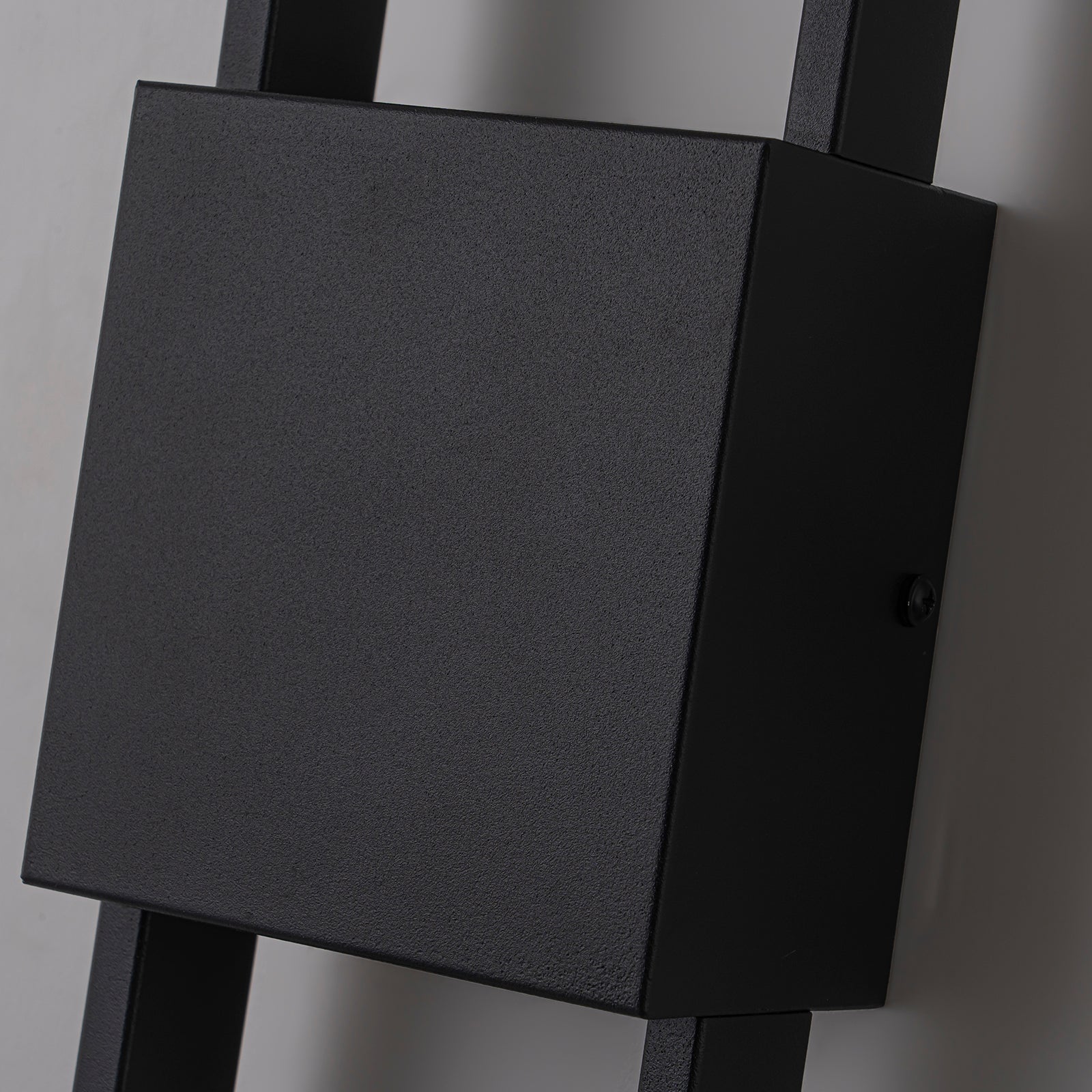 Glowlings 2-Light Modern 16"High IP54 Rectangular Matte Black LED Outdoor Wall Sconce