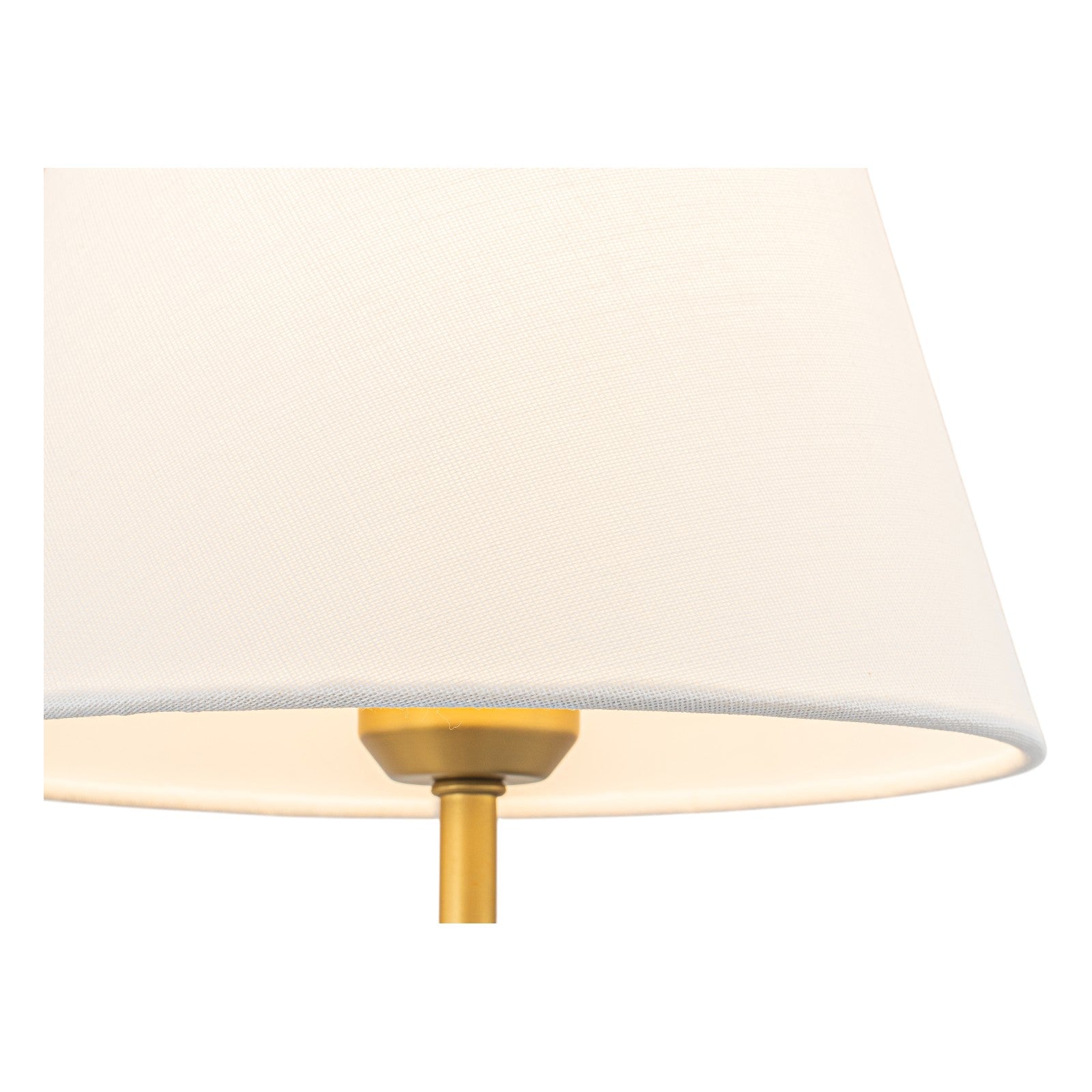 Glowlings 2-Light Traditional 48"Wide Large Aged Brass Cone White Fabric Linear Pendant Light