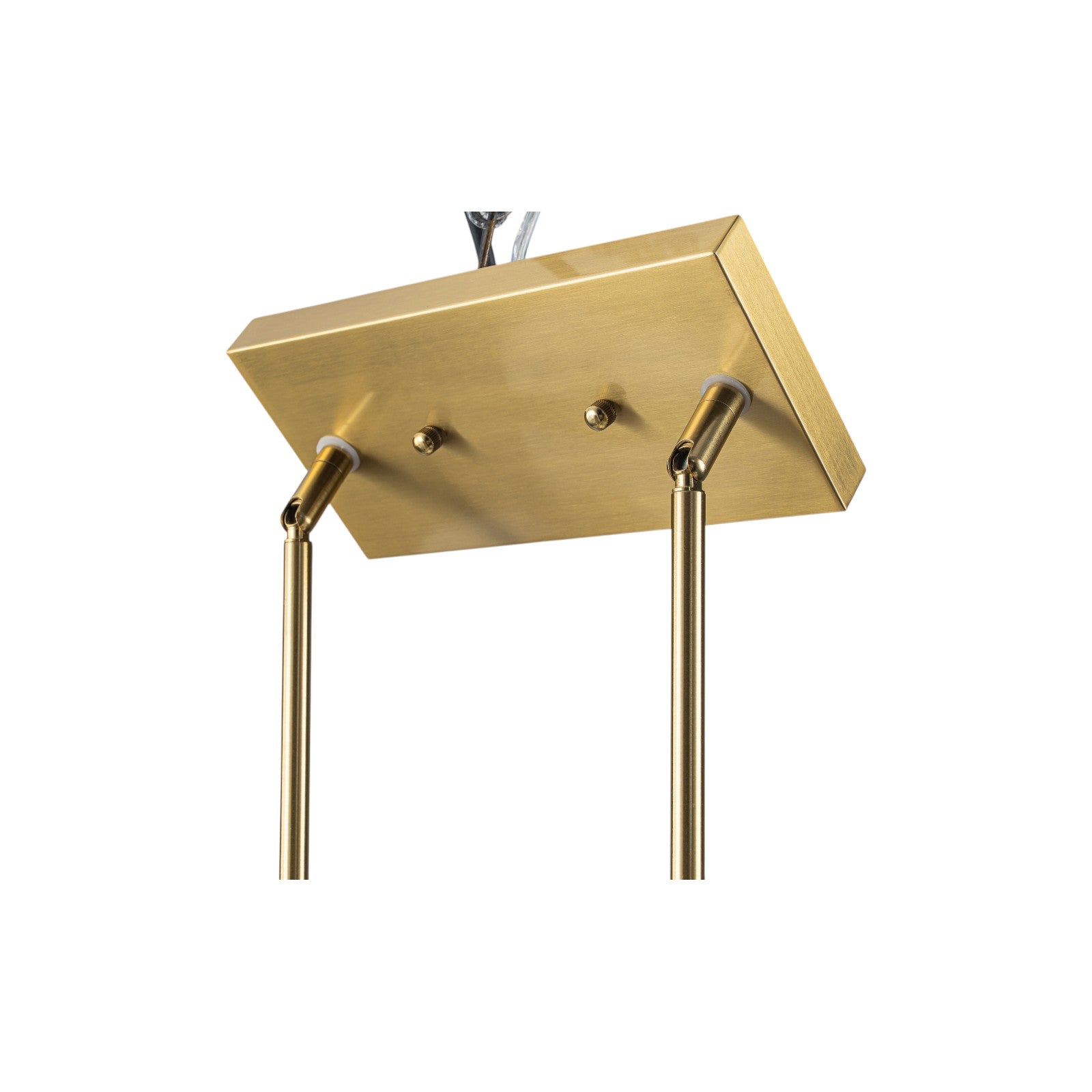 Glowlings 31-Light Modern Large Brass Linear Globe Bubbles Opal Glass Chandelier Kitchen Island Light