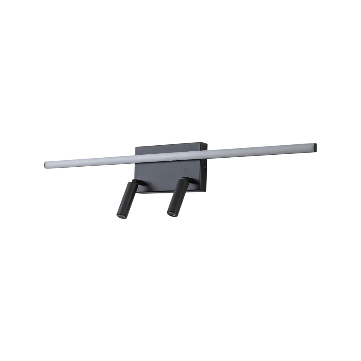 Glowlings 3-Light Modern Matte Black Linear LED Picture Light Dimmable