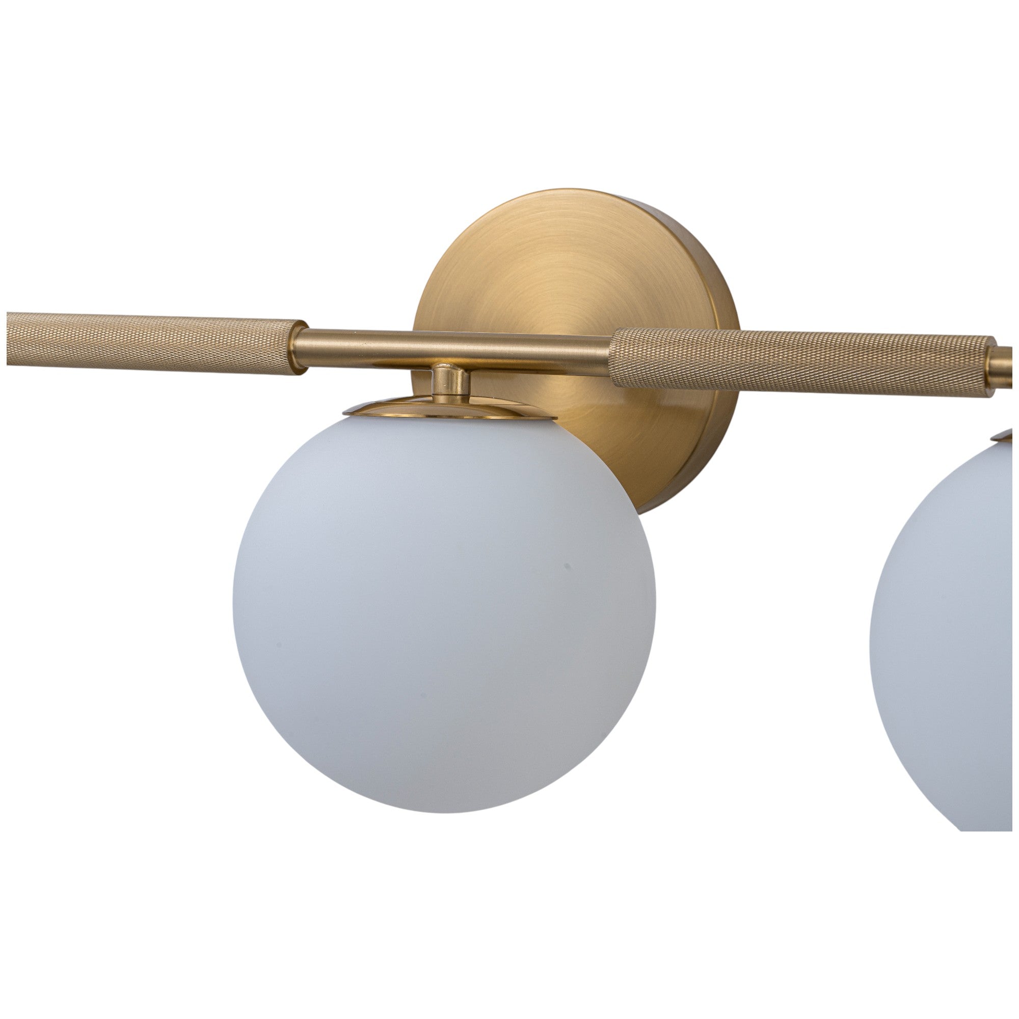 Glowlings 3-Light Vintage Antique Copper Globe Opal Glass Bathroom Vanity Light