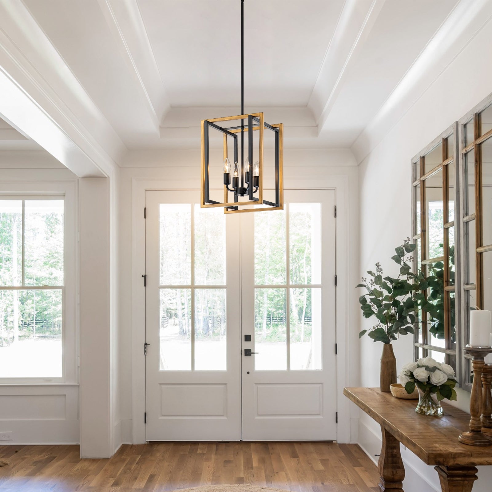 Square lantern pendant light new arrivals