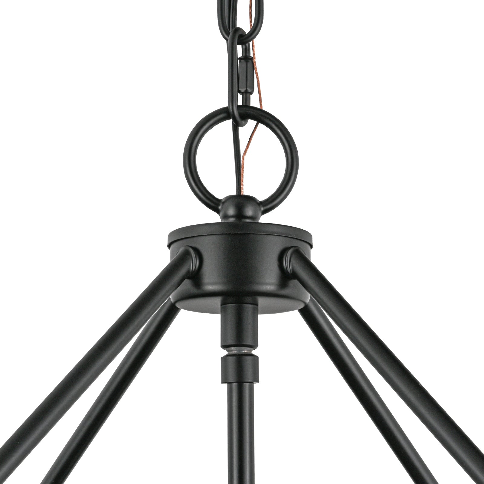 Glowlings 4-Light Industrial 22"Wide Large Rustic Bronze Metal Drum Pendant Light