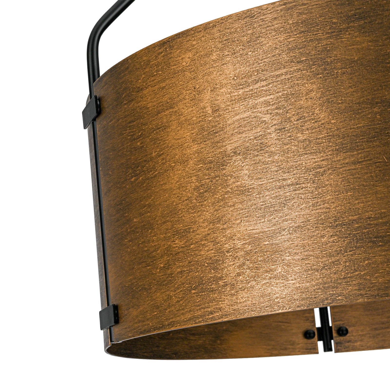 Glowlings 4-Light Industrial 22"Wide Large Rustic Bronze Metal Drum Pendant Light