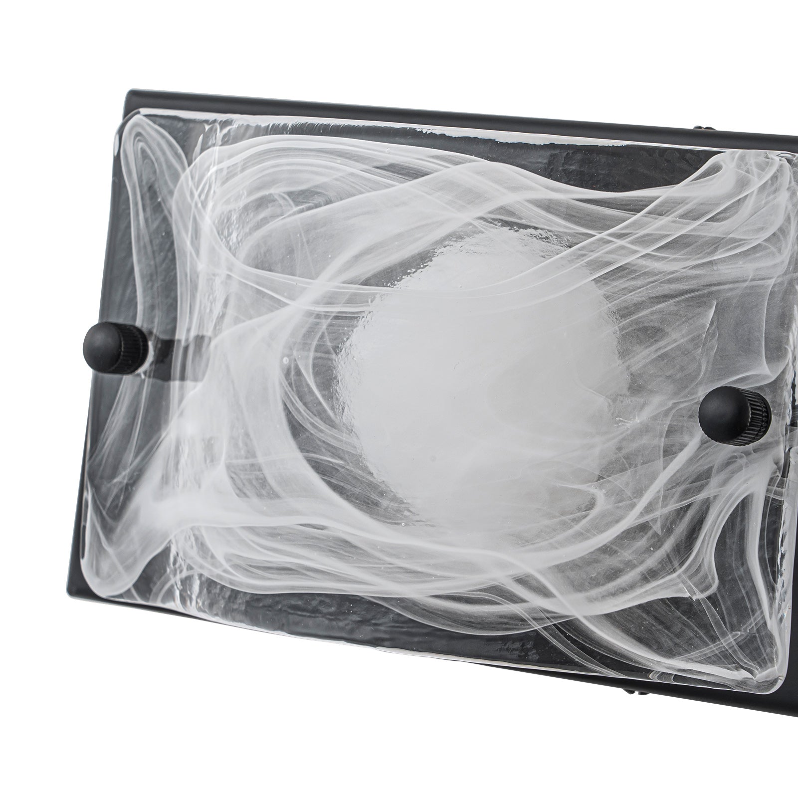 Glowlings 3/4-Light Modern LED Cloud Glass Bathroom Vanity Light Wall Sconce with DIP Dimmable