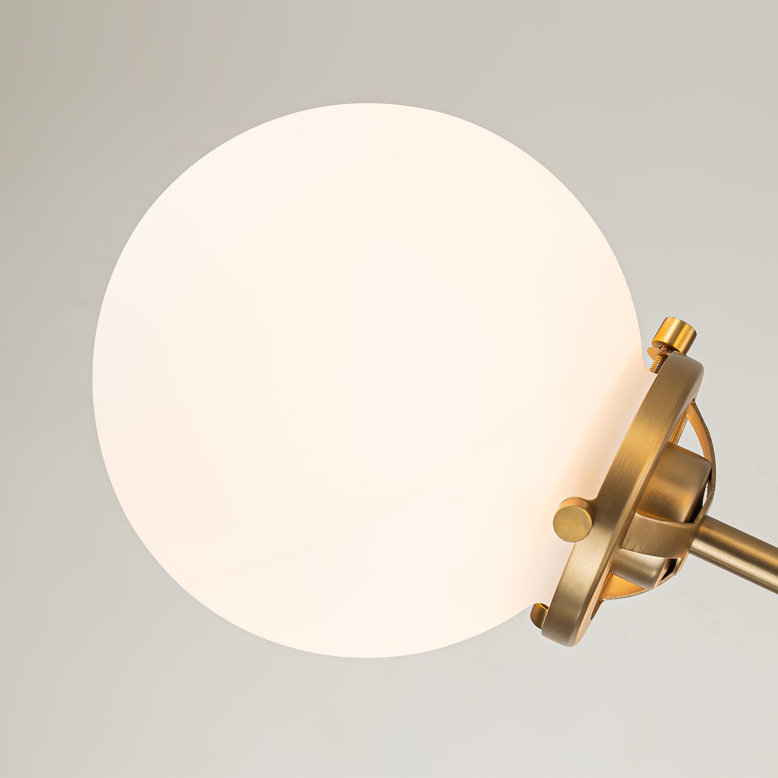 Glowlings 4-Light Modern Opal Glass Sputnik Chandelier