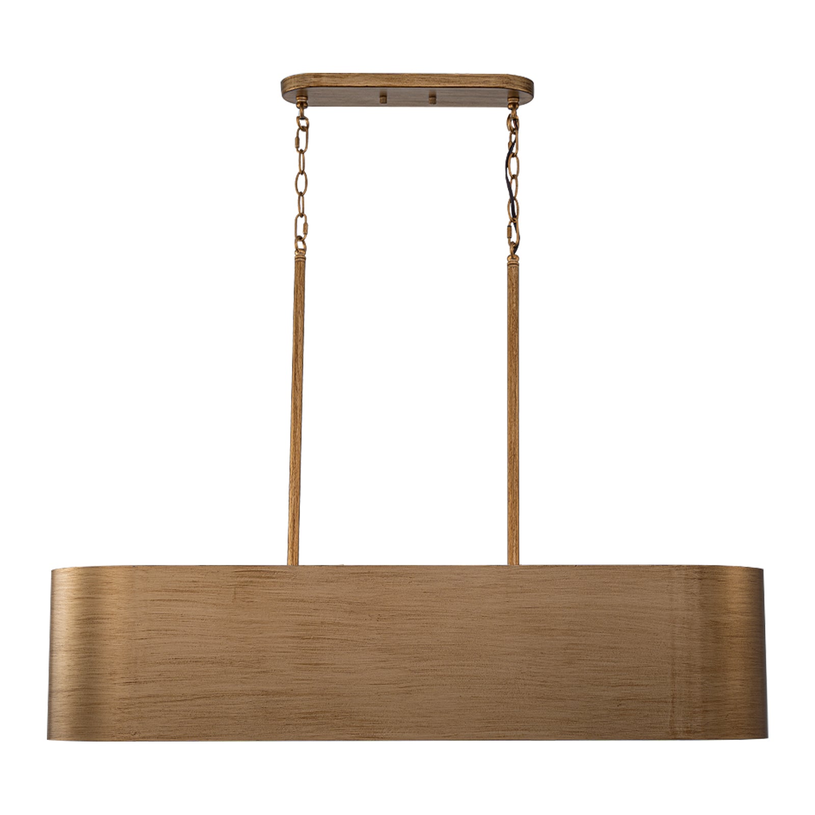 Glowlings 5-Light Industrial 39"Wide Large Rustic Bronze Metal Linear Chandelier Island Light