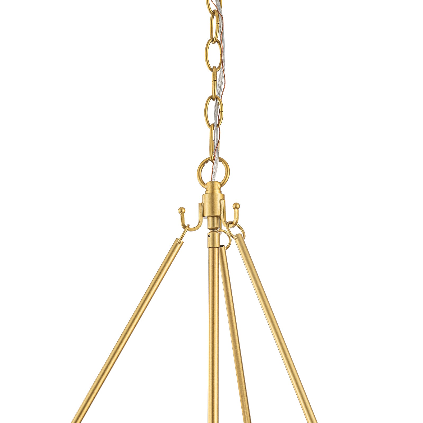 Glowlings 5-Light Modern 21"Wide Lantern Drum Water Ripple Cloud Glass Chandelier