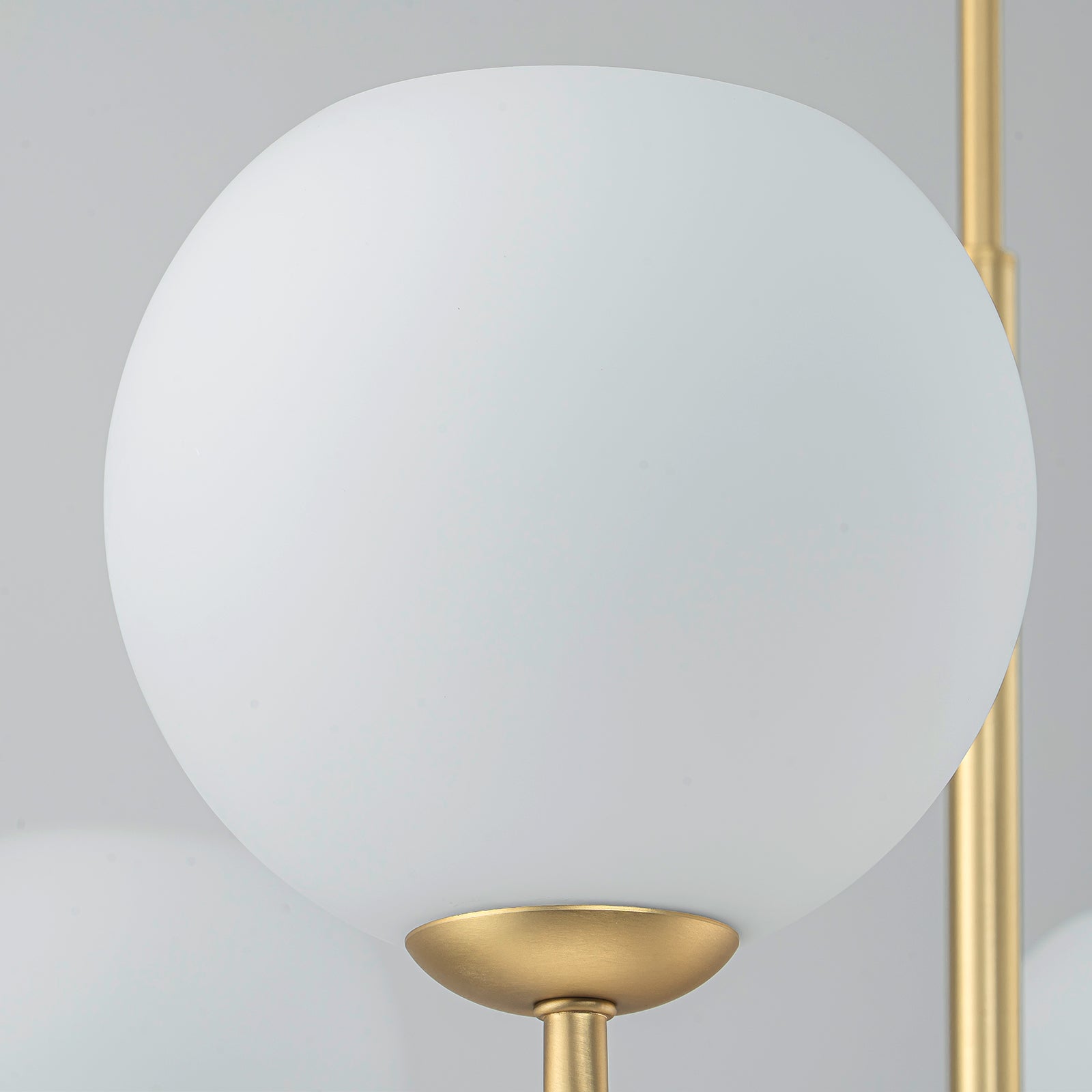 Glowlings 6-Light Contemporary 35"Wide Large Opal Glass Sputnik Chandelier