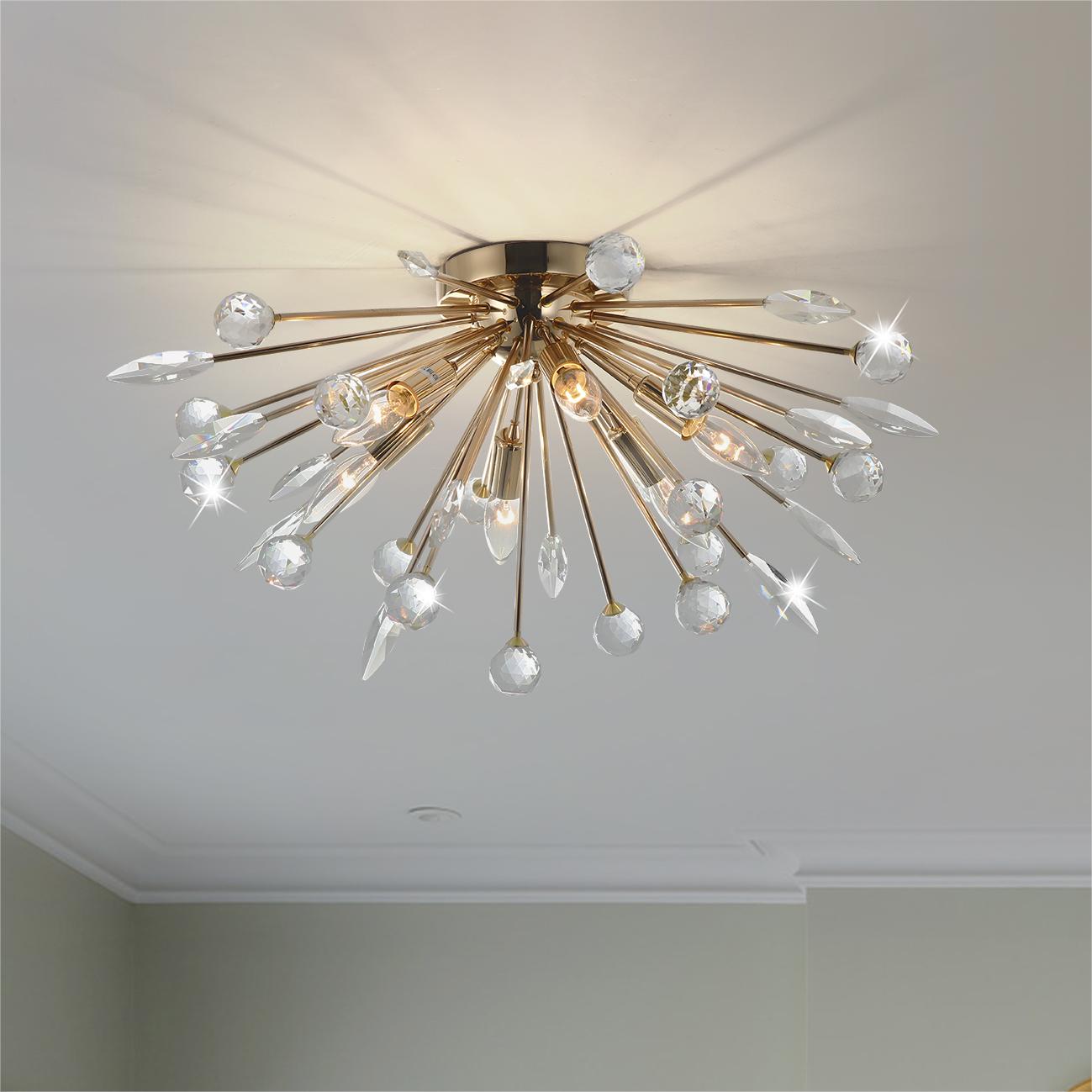 Ceiling Mount Chandelier | Shelly Lighting