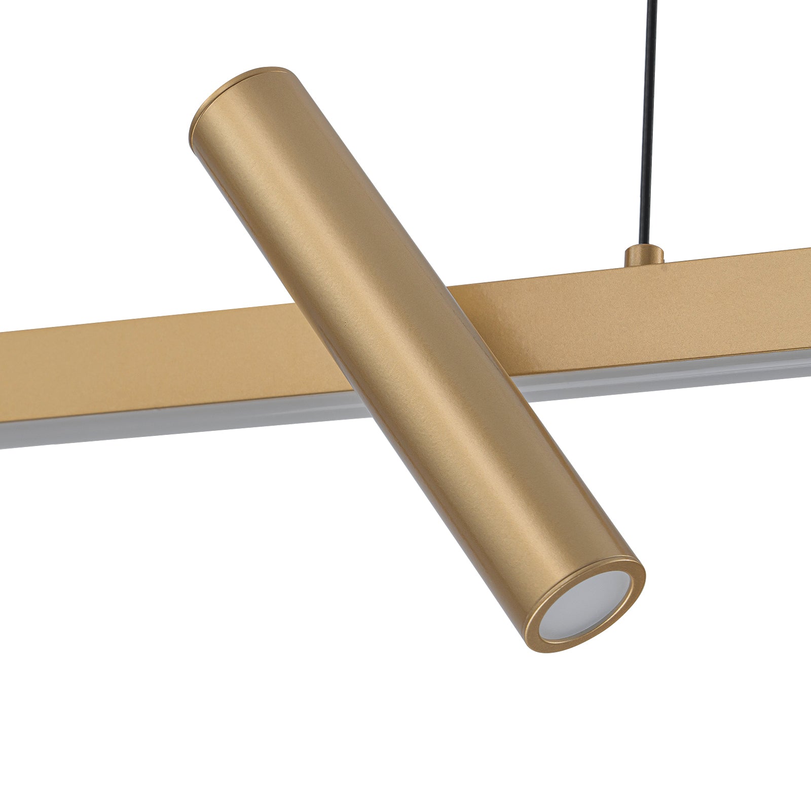 Glowlings 7-Light Modern 47"Wide LED Spotlight Linear Pendent Light Island Light