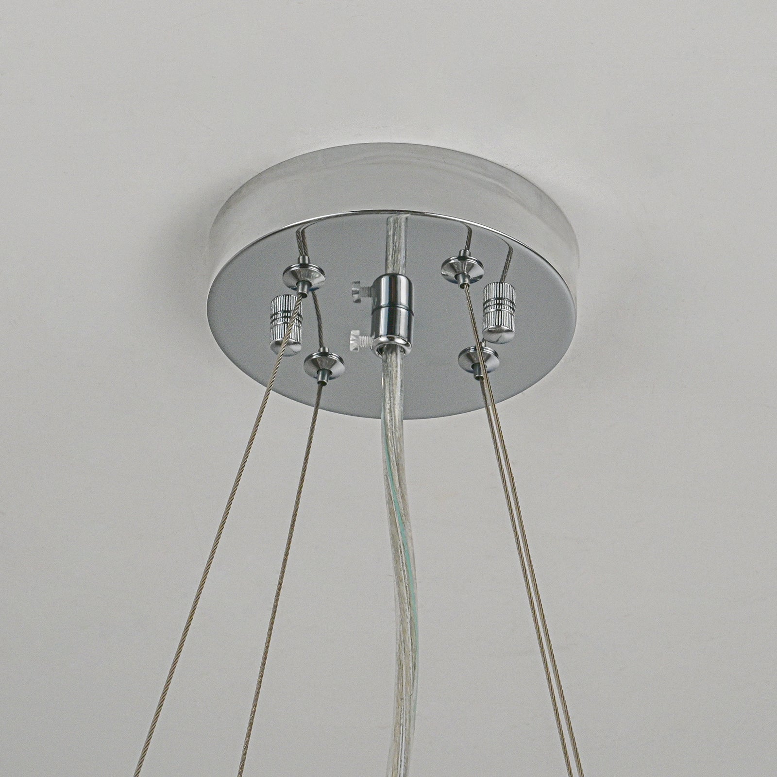 Glowlings 8-Light Modern 23"Wide Glam Round Drum Crystal Chandelier