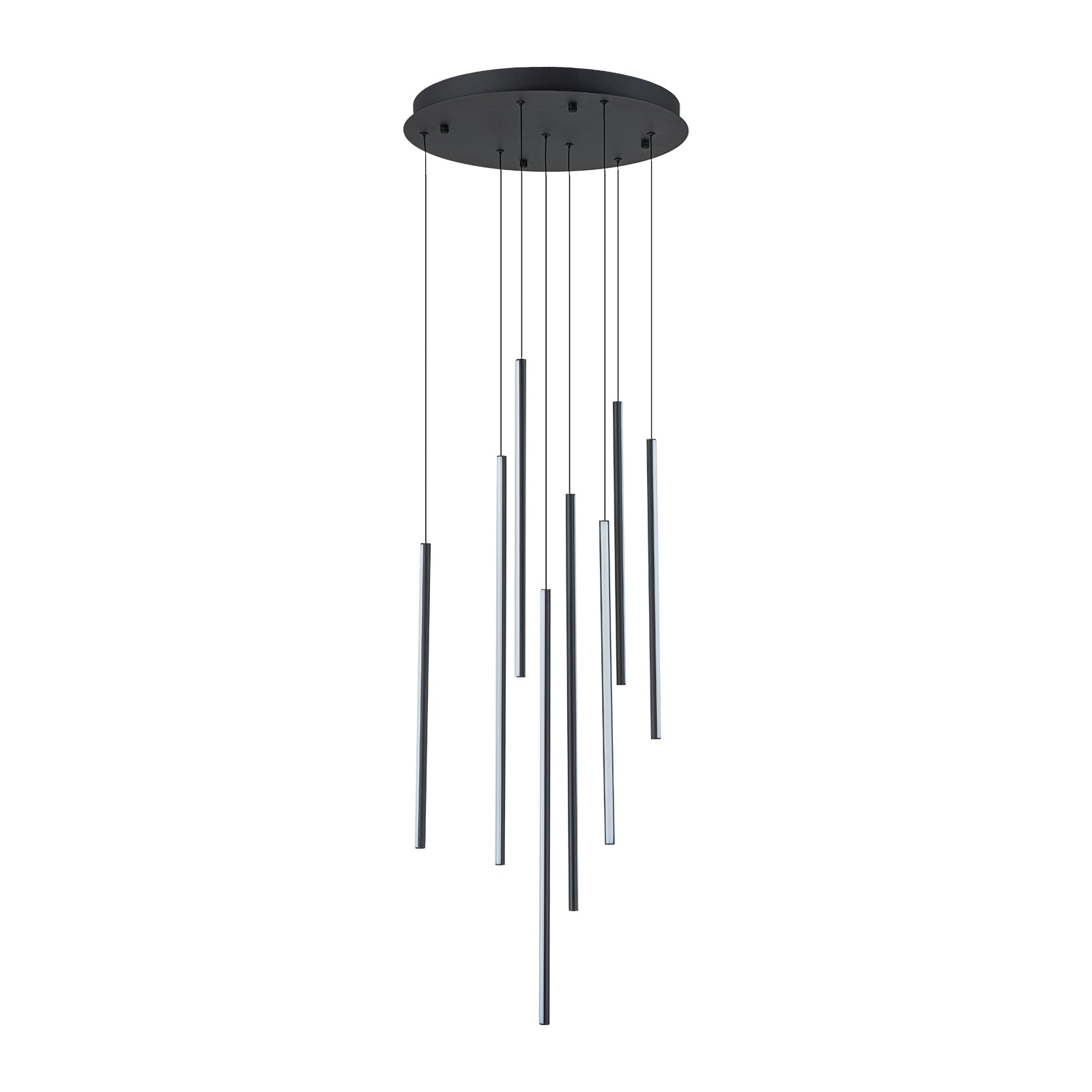 Glowlings 8-Light Modern Linear LED Pendent Light for Staircase