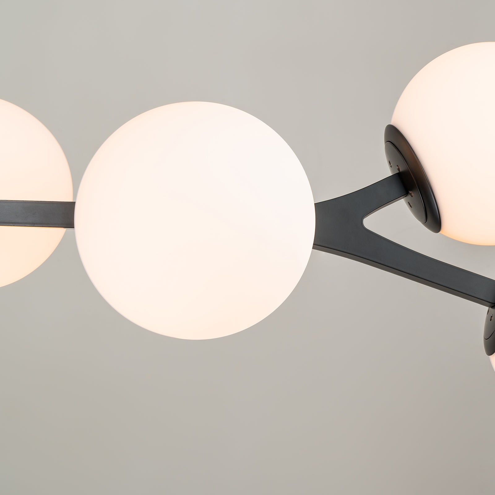 Glowlings 8-Light Modern 56"Wide Opal Glass Branching Chandelier