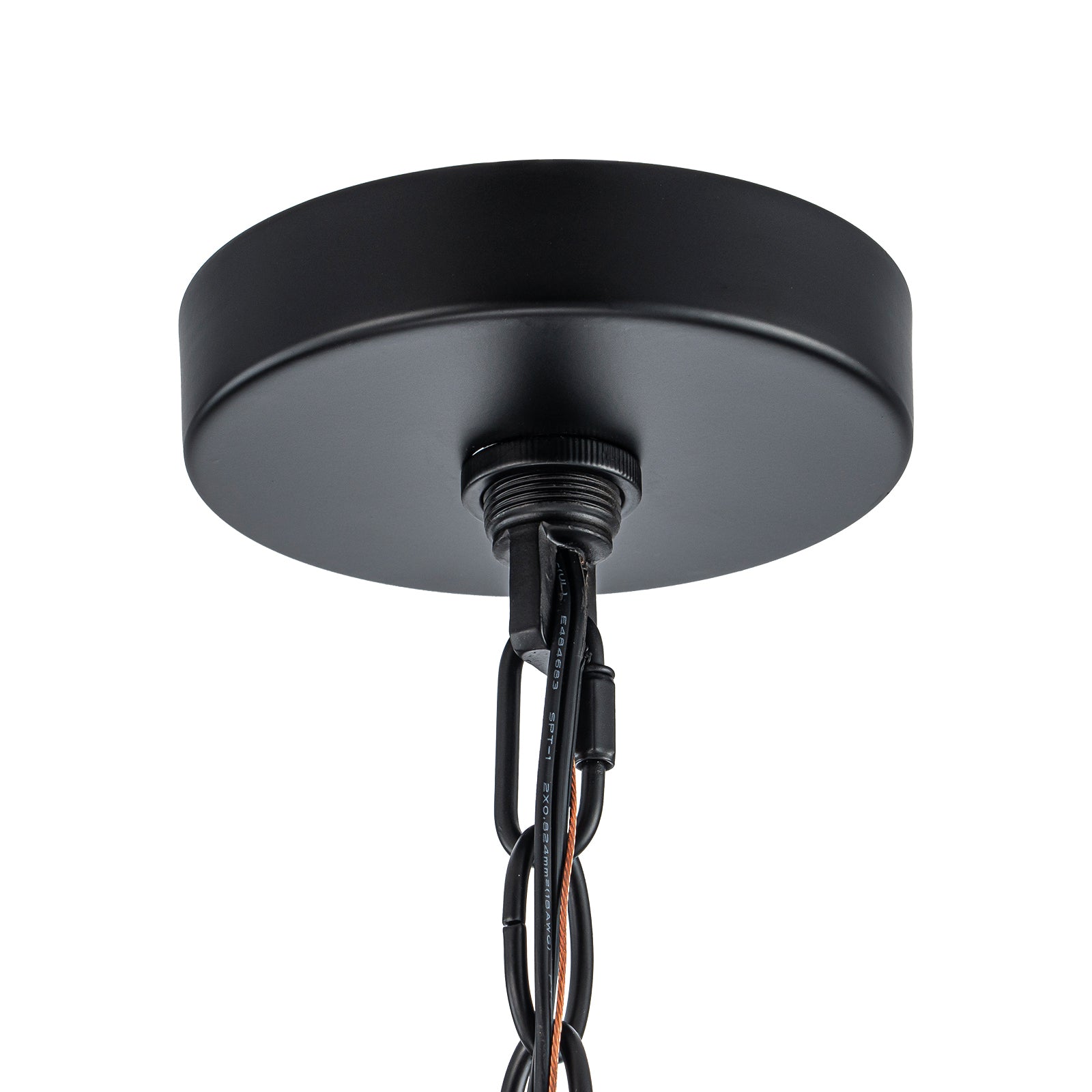 Glowlings 9-Light Modern 28"Wide 2-Tier Black Round Handcrafted Water Ripple Clear Glass Chandelier