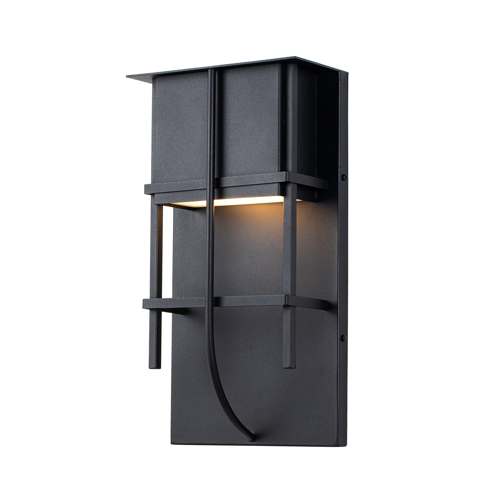 Black metal sales bulkhead light