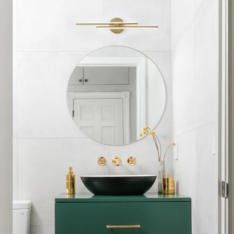 Glowlings 2-Light Dimmable Linear LED Bathroom Vanity Light