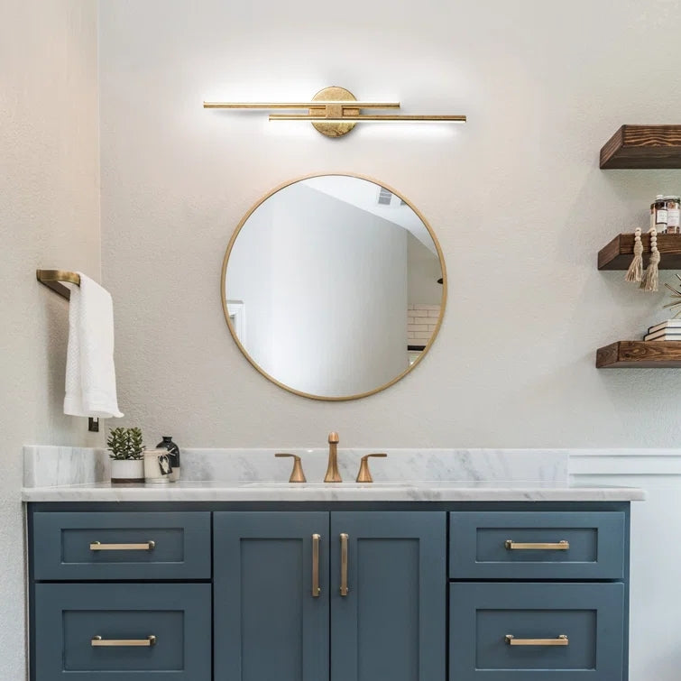Glowlings 2-Light Dimmable Linear LED Bathroom Vanity Light