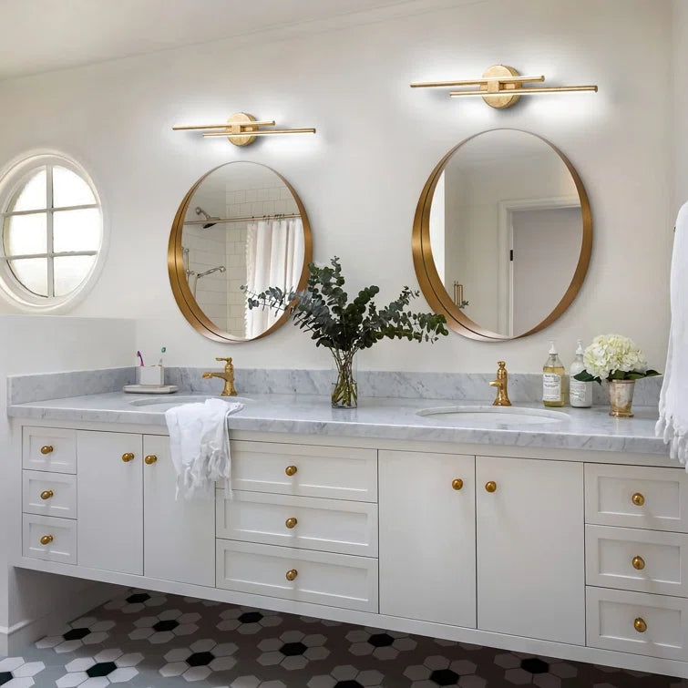 Glowlings 2-Light Dimmable Linear LED Bathroom Vanity Light