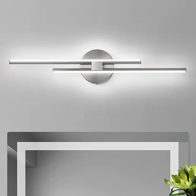 Glowlings 2-Light Dimmable Linear LED Bathroom Vanity Light