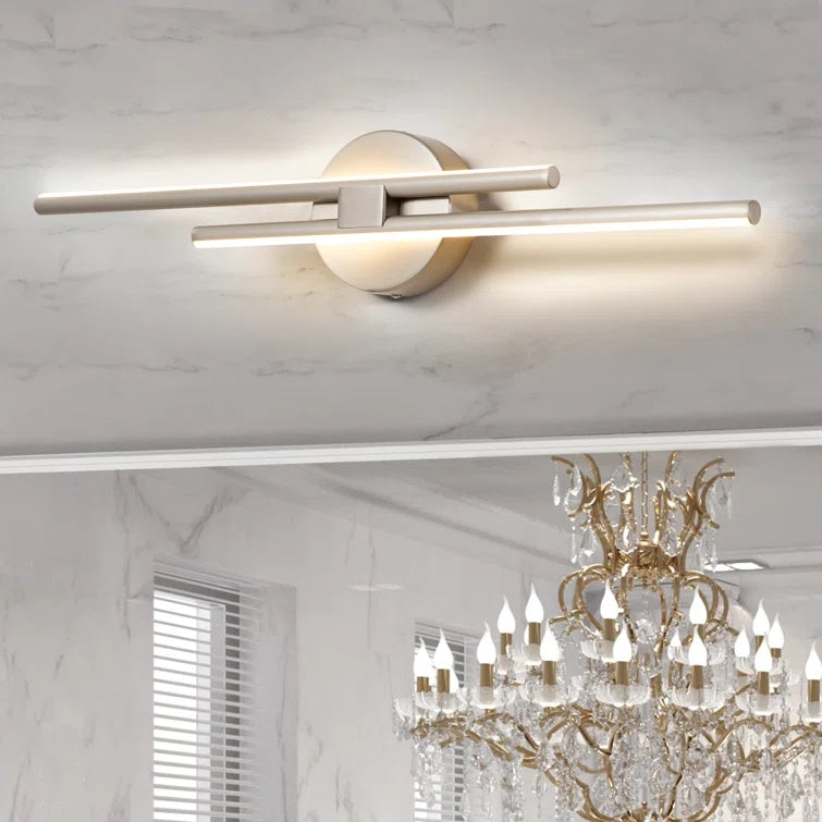 Glowlings 2-Light Dimmable Linear LED Bathroom Vanity Light