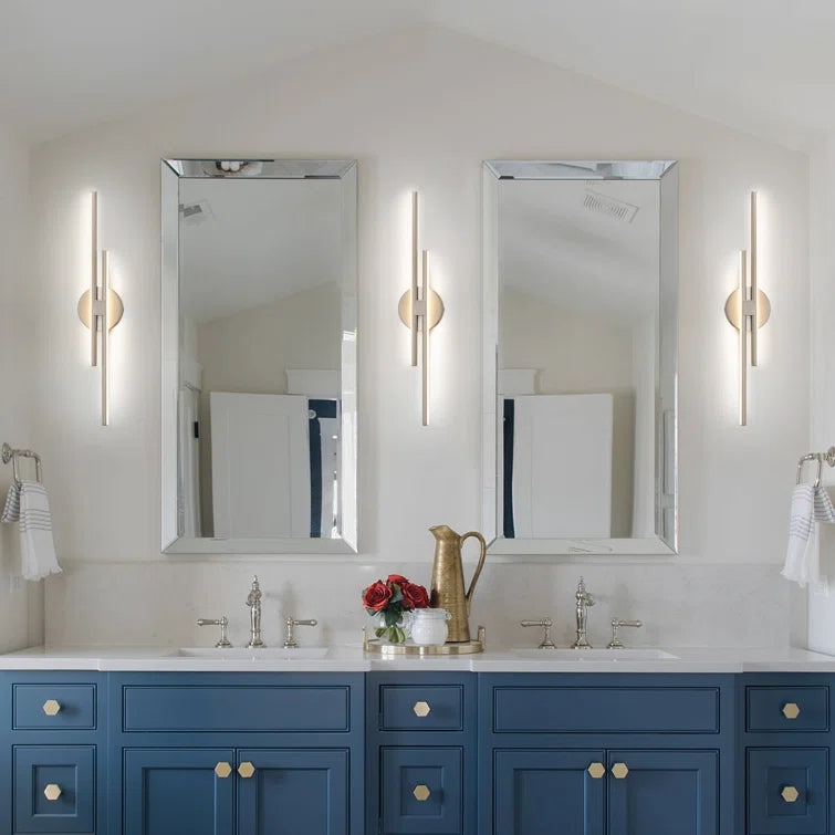 Glowlings 2-Light Dimmable Linear LED Bathroom Vanity Light