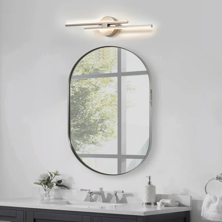 Glowlings 2-Light Dimmable Linear LED Bathroom Vanity Light