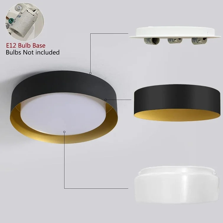 Glowlings  2/3/5-Light LED Ceiling Light Acrylic Teaire Flush Mount Livingroom Bedroom